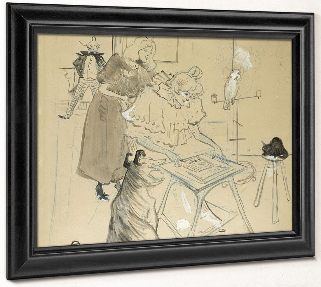 Le Motographe (Melle. Margouin) By Henri Marie Raymond De Toulouse Lautrec Monfa - Image 6