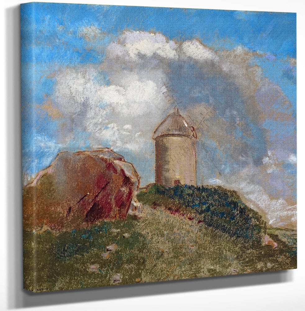Le Moulin A Vent By Odilon Redon