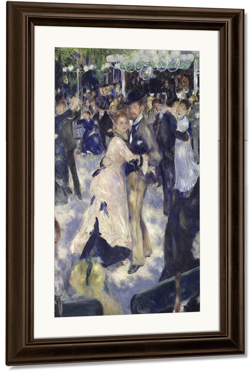 Le Moulin De La Galette, Detail Of The Dancers By Pierre Auguste Renoir - Image 3