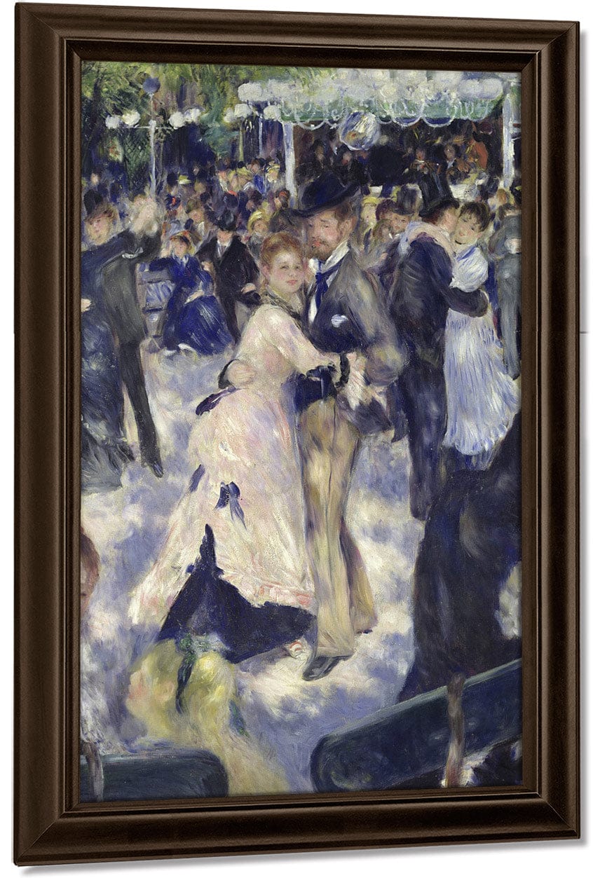 Le Moulin De La Galette, Detail Of The Dancers By Pierre Auguste Renoir - Image 4