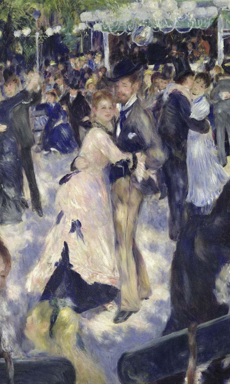 Le Moulin De La Galette, Detail Of The Dancers By Pierre Auguste Renoir - Image 5
