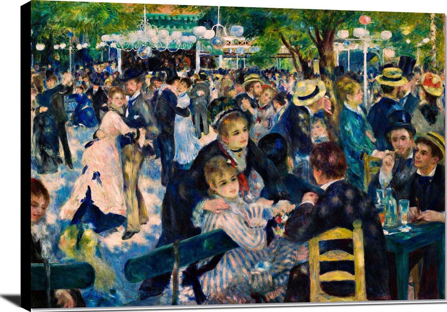 Le Moulin De La Galette Painting Auguste Renoir Canvas Art - Image 2