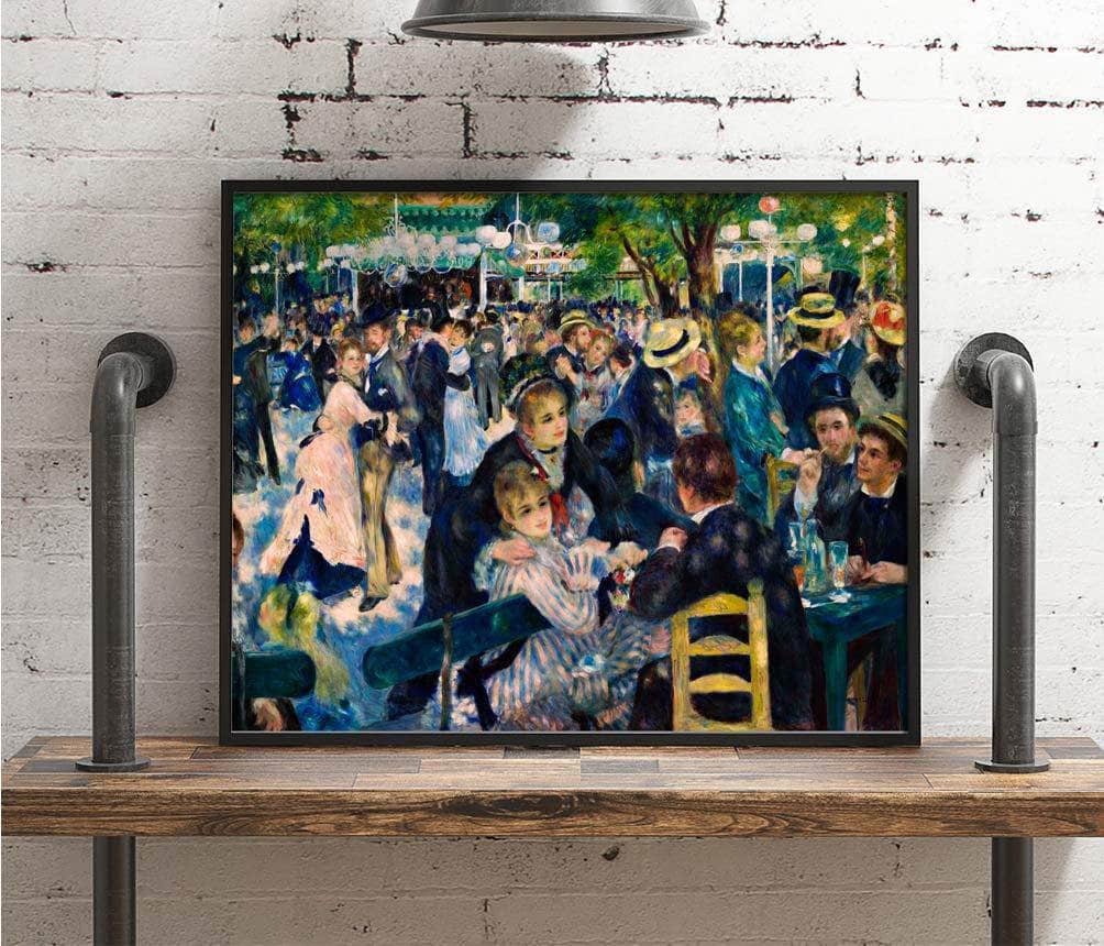 Le Moulin De La Galette Painting Auguste Renoir Canvas Art - Image 4