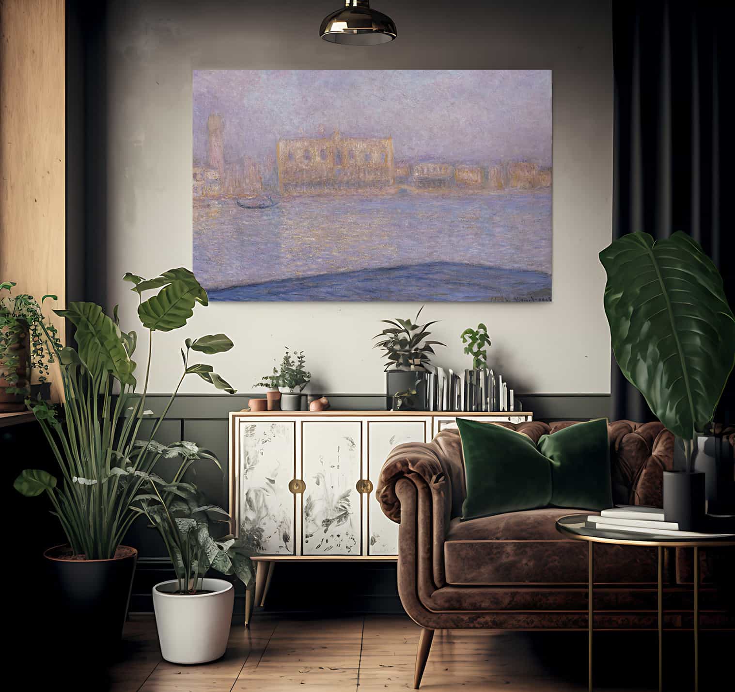 Le Palais Ducal Vu De Saint Georges Majeur By Claude Monet - Image 2