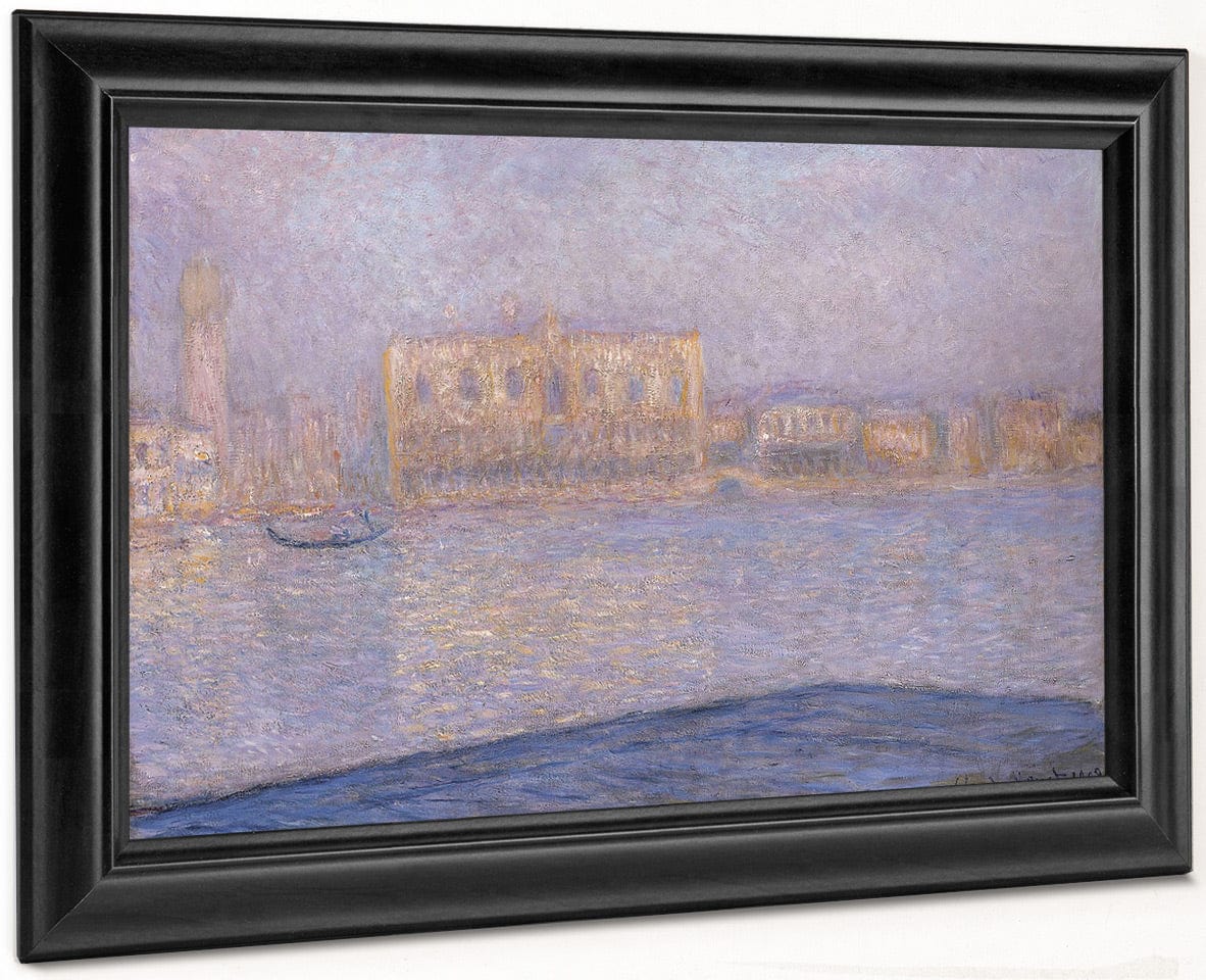 Le Palais Ducal Vu De Saint Georges Majeur By Claude Monet - Image 8