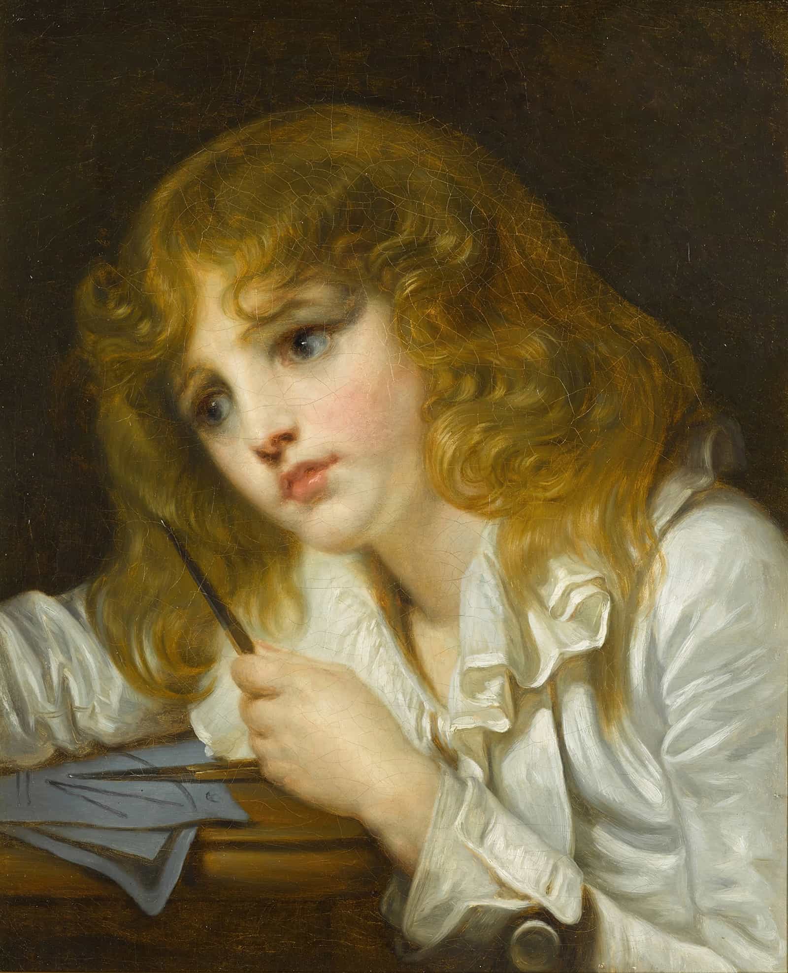 Le Petit Mathematicien by Jean Baptiste Greuze - Image 2