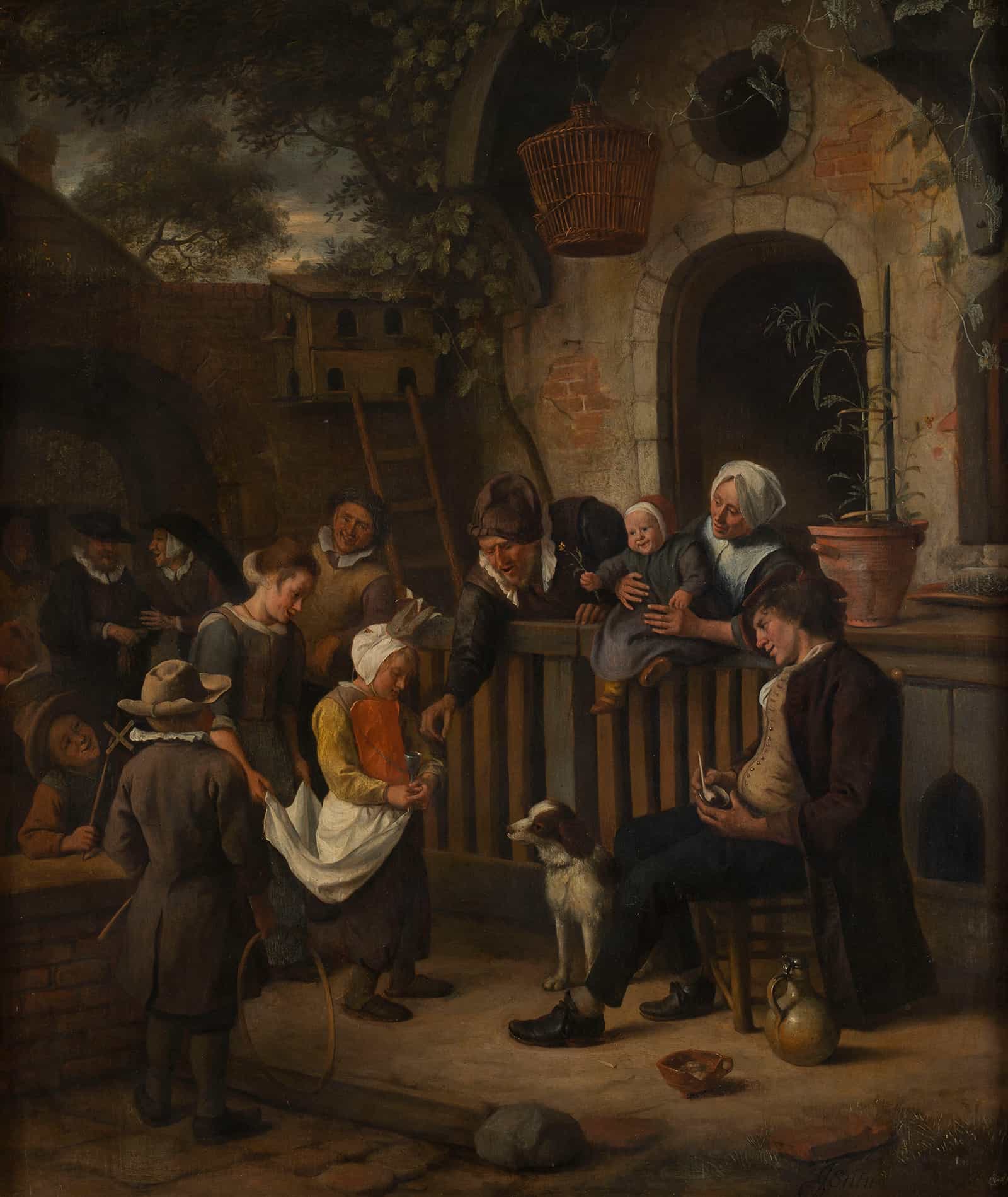 Le Petit Queteur by Jan Steen