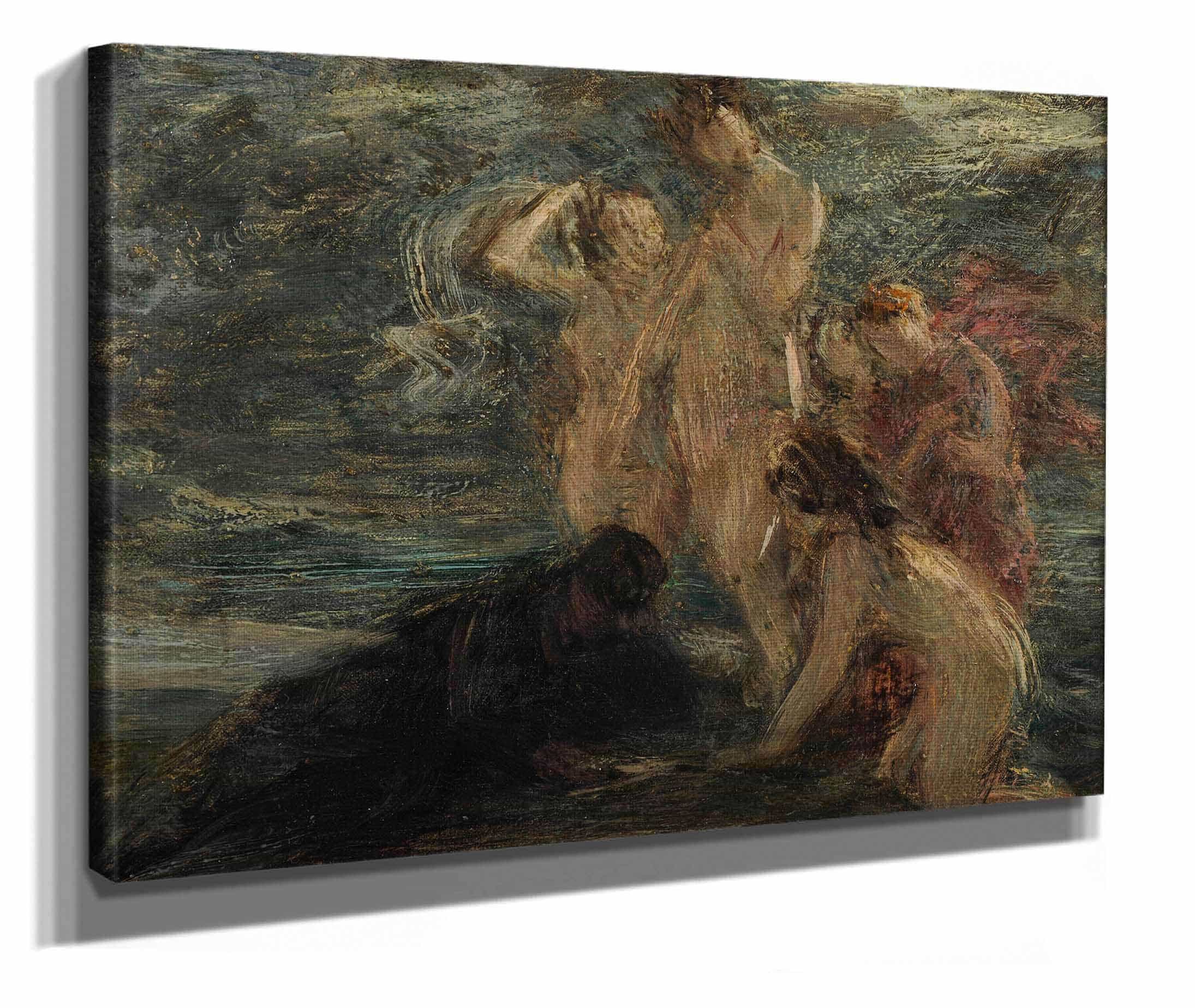 Le Poete Et Les Muses by Henri Fantin Latour - Image 2