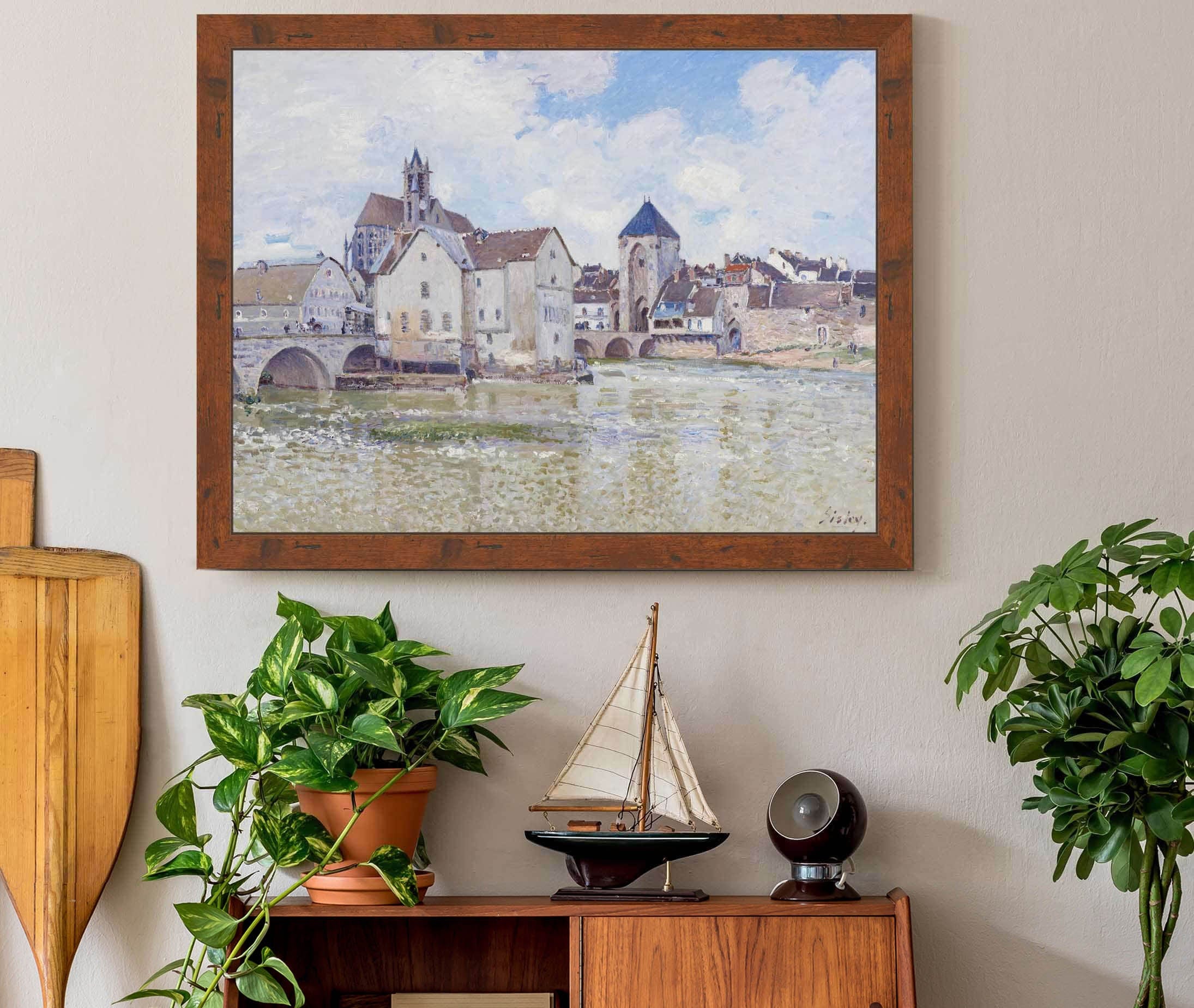 Le Pont De Moret by Alfred Sisley - Image 3
