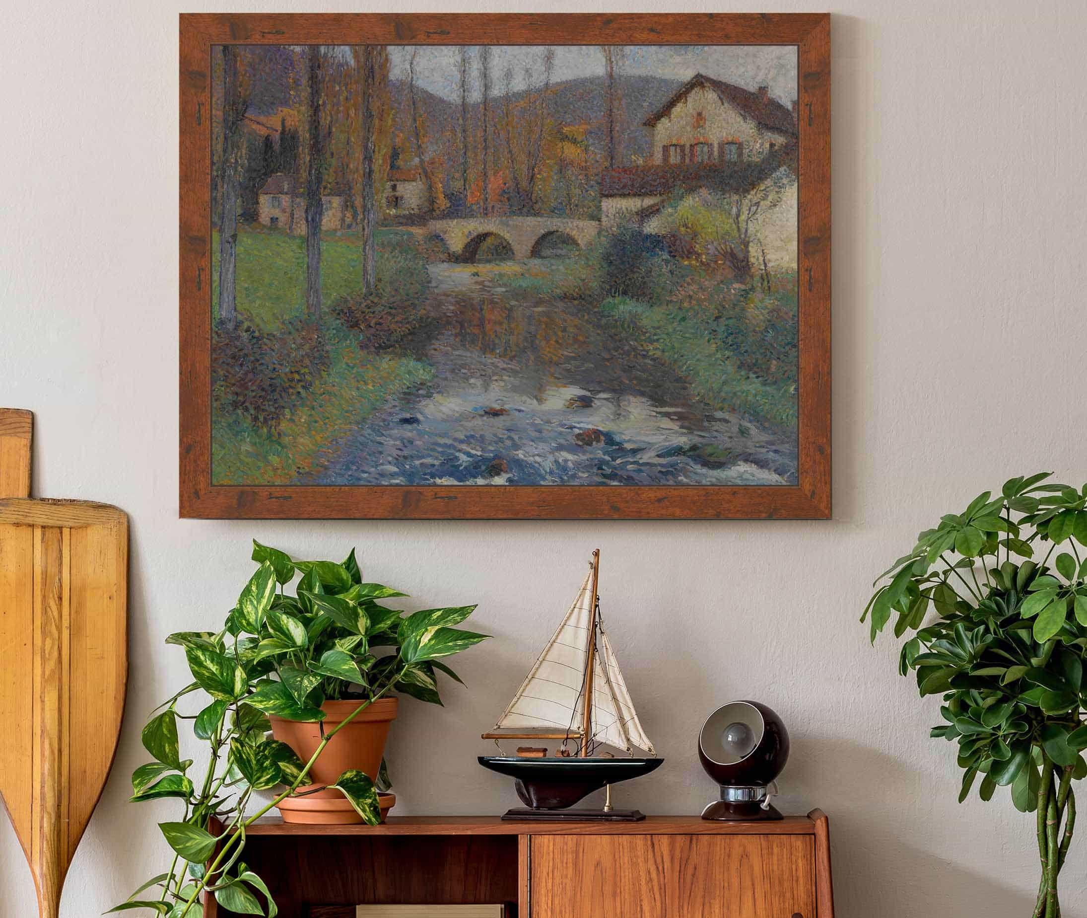Le Pont Du Labastide Du Vert by Henri Martin - Image 3