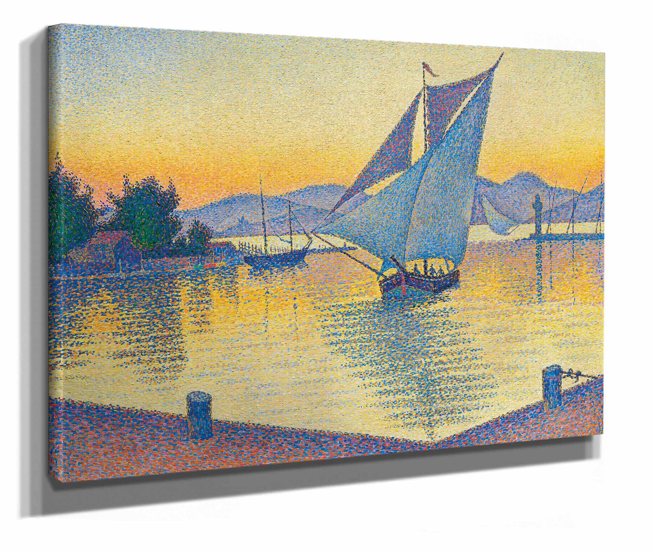 Le Port Au Soleil Couchant Opus Saint Tropez by Paul Signac - Image 2