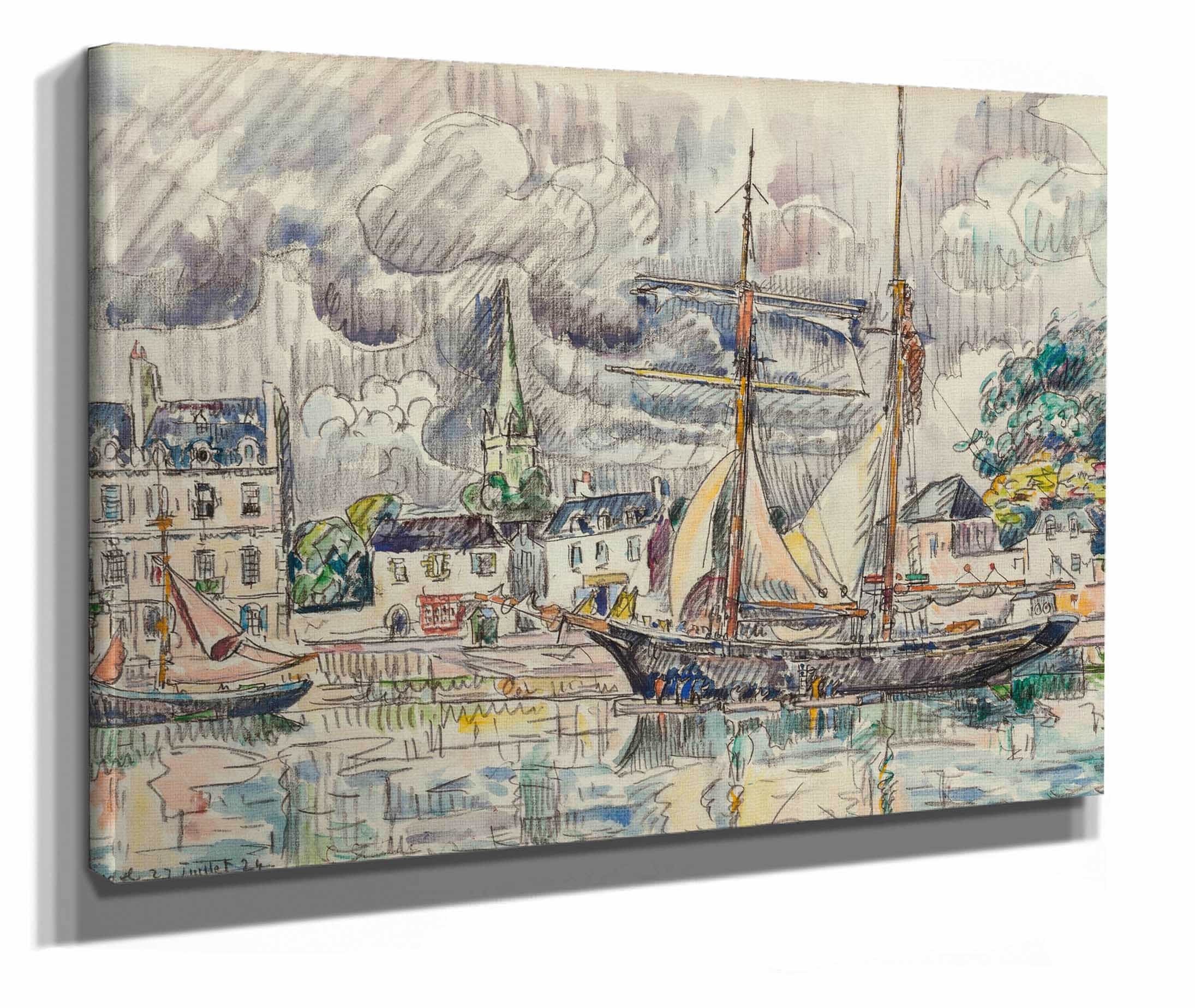 Le Port De Paimpol by Paul Signac - Image 2