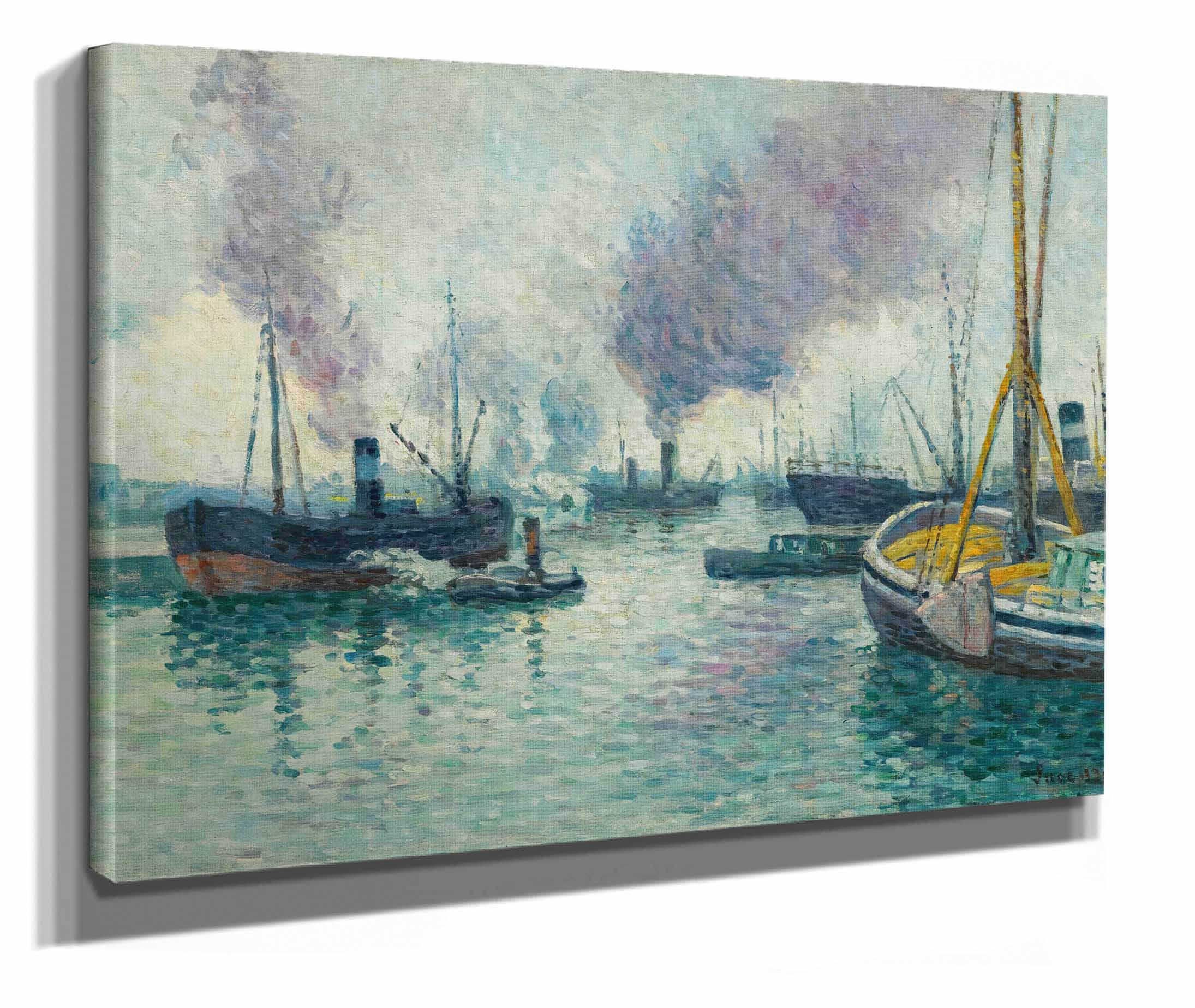 Le Port De Rotterdam by Maximilien Luce - Image 2