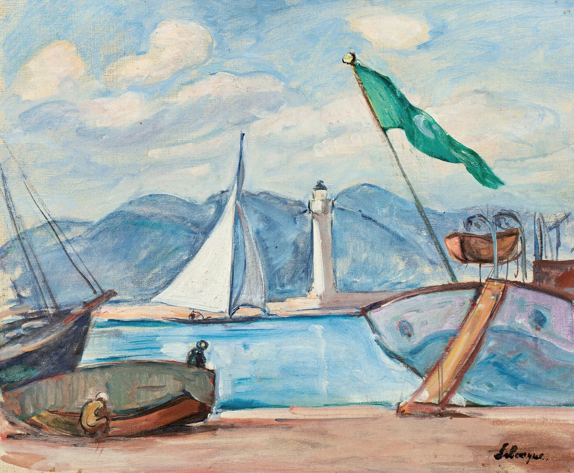 Le Port De Saint Tropez by Henri Lebasque - Image 2