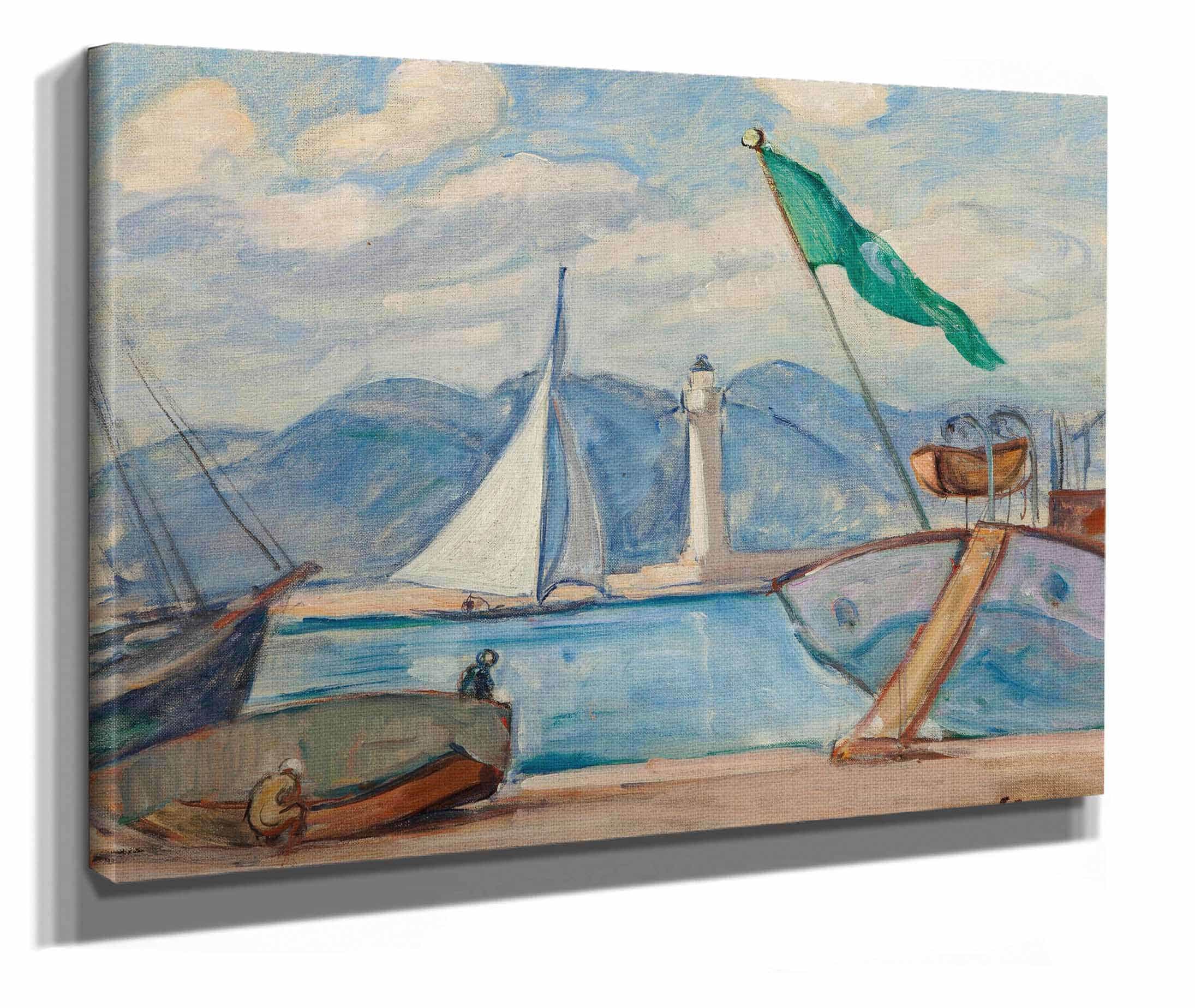 Le Port De Saint Tropez by Henri Lebasque - Image 3