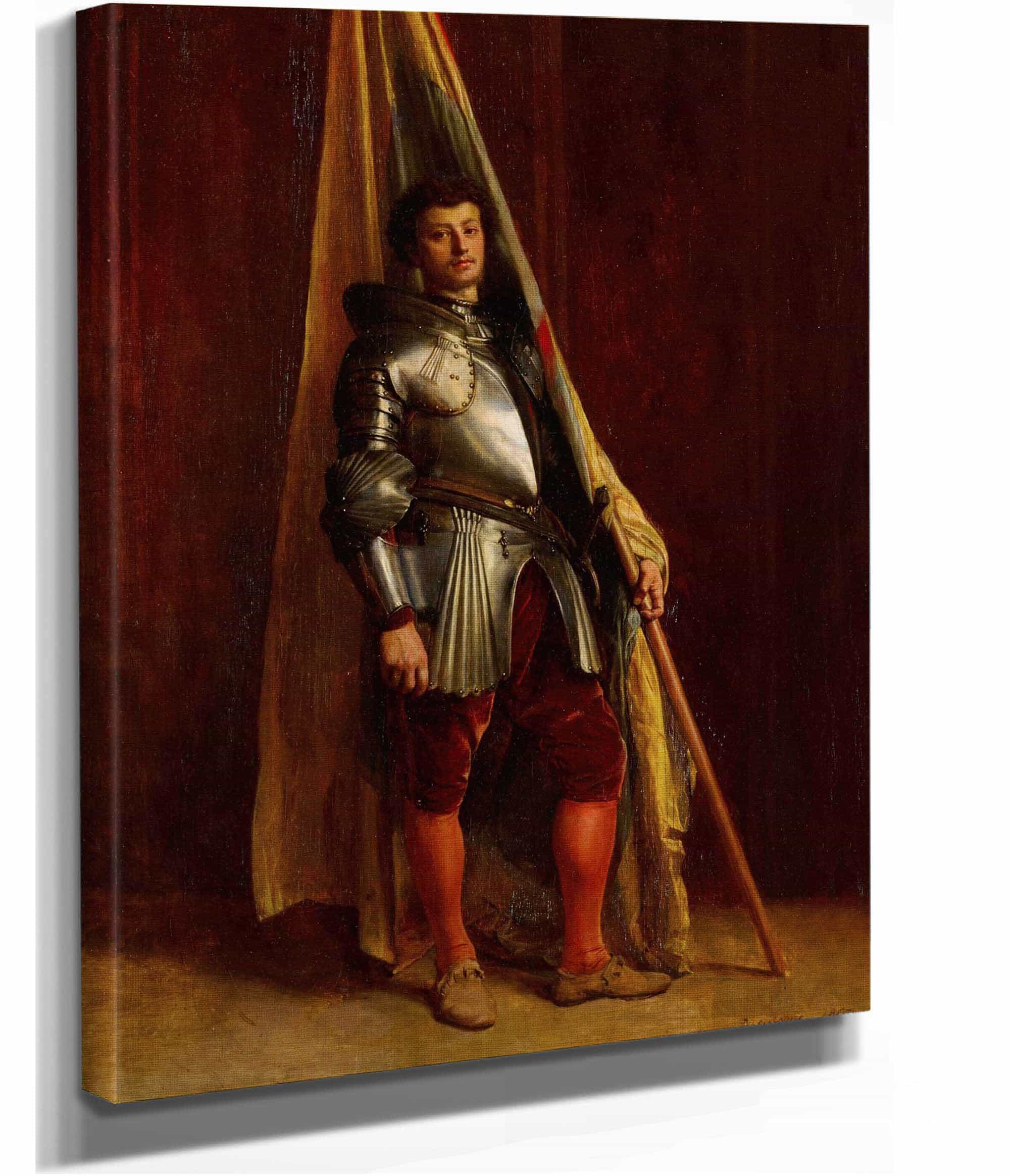 Le Porte Etendard by Ernest Meissonier - Image 2