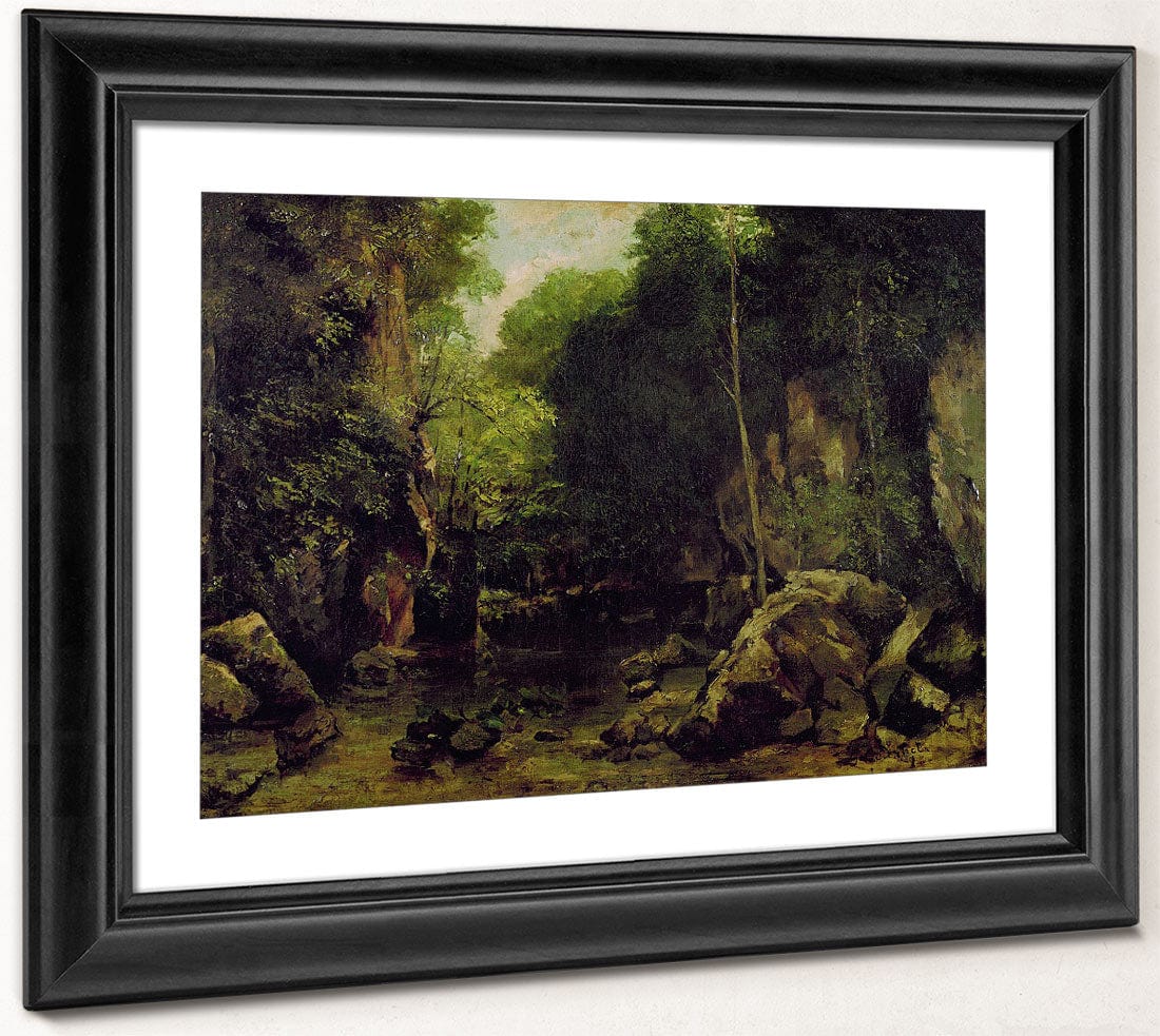 Le Puits Noir, Doubs By Jean Desire Gustave Courbet - Image 2
