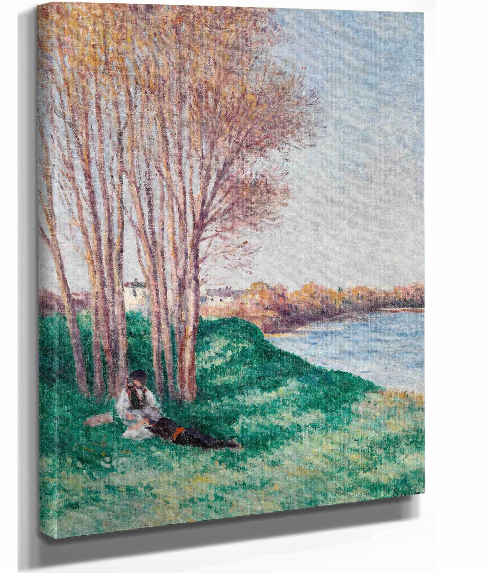 Le Repos Sur Les Bords De La Loire A Saint Ay by Maximilien Luce - Image 2