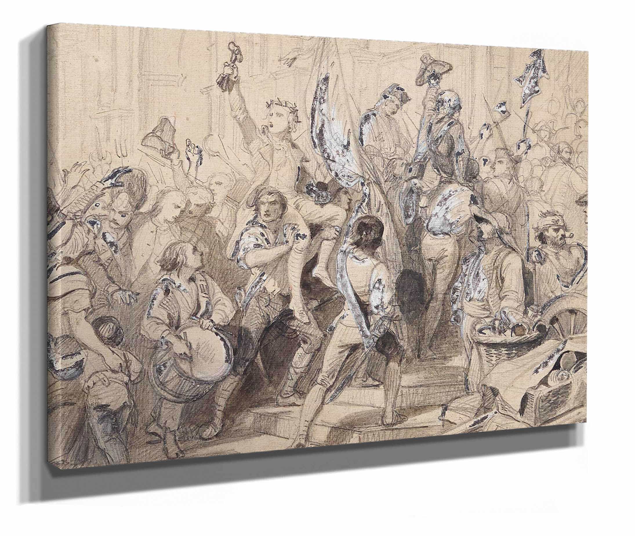 Le Retour De La Prise De La Bastille by Paul Delaroche - Image 2