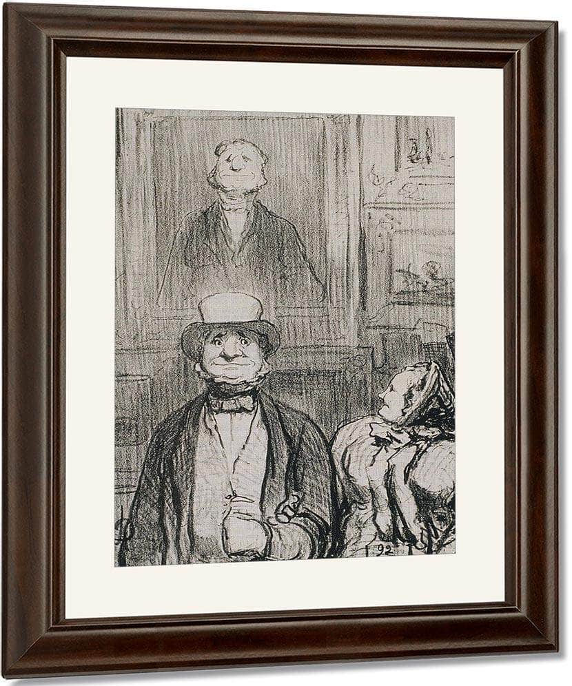 Le Public Du Salon Dis Donc, Not'homme, Faut Y... By Honore Daumier - Image 3