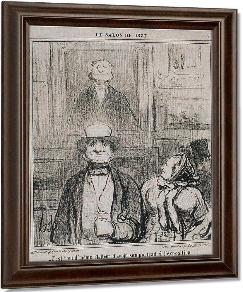 Le Public Du Salon Dis Donc, Not'homme, Faut Y... By Honore Daumier - Image 4