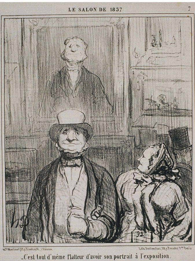 Le Public Du Salon Dis Donc, Not'homme, Faut Y... By Honore Daumier - Image 5