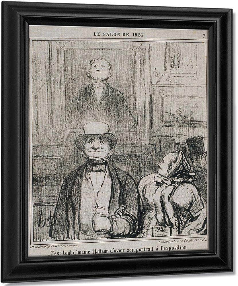 Le Public Du Salon Dis Donc, Not'homme, Faut Y... By Honore Daumier - Image 6