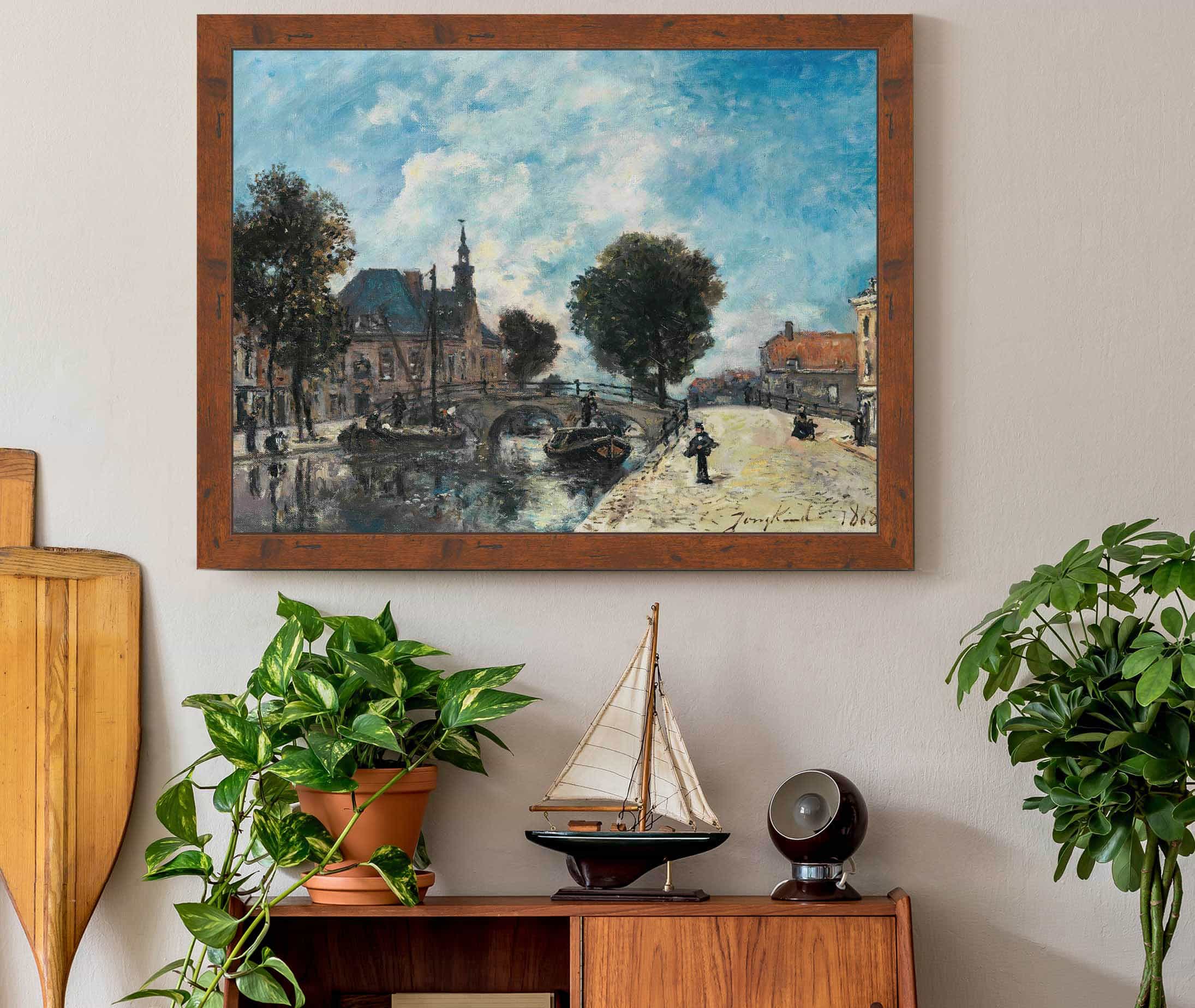 Le Spui A La Haye by Johan Barthold Jongkind - Image 3