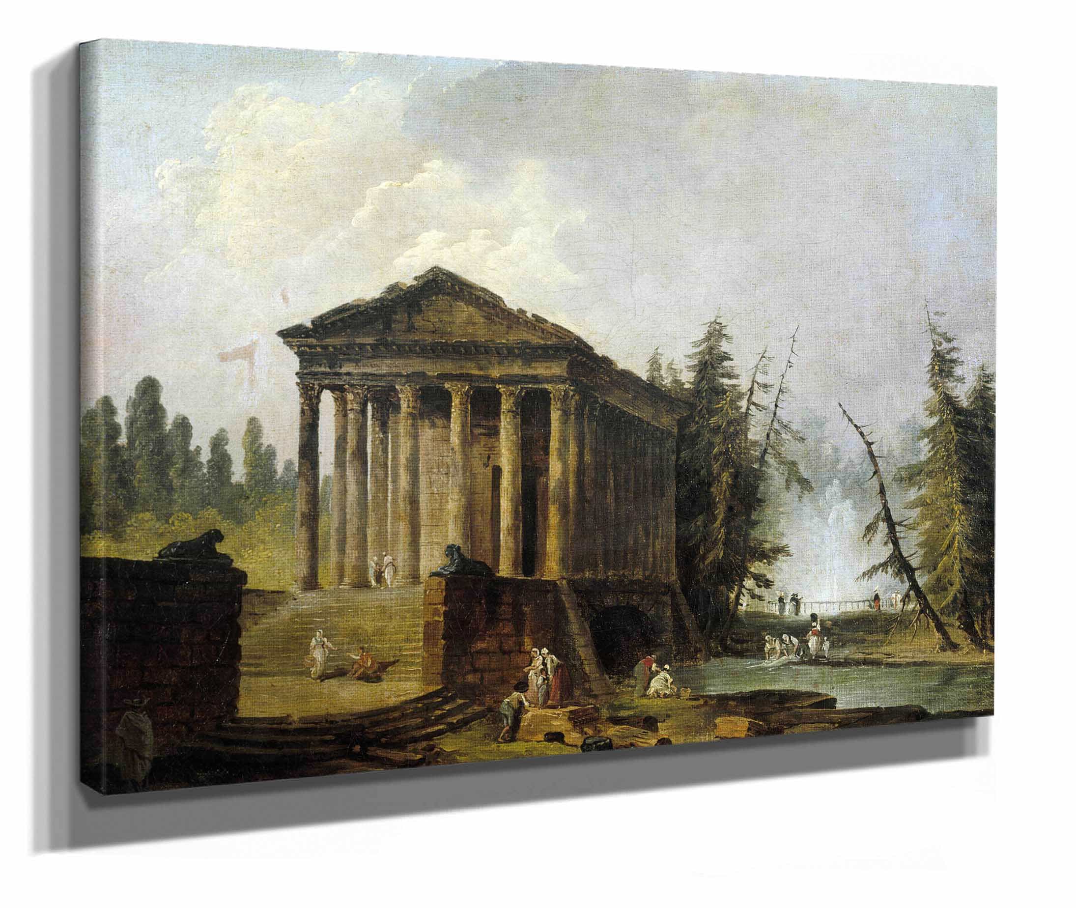 Le Temple Antique by Hubert Robert - Image 2