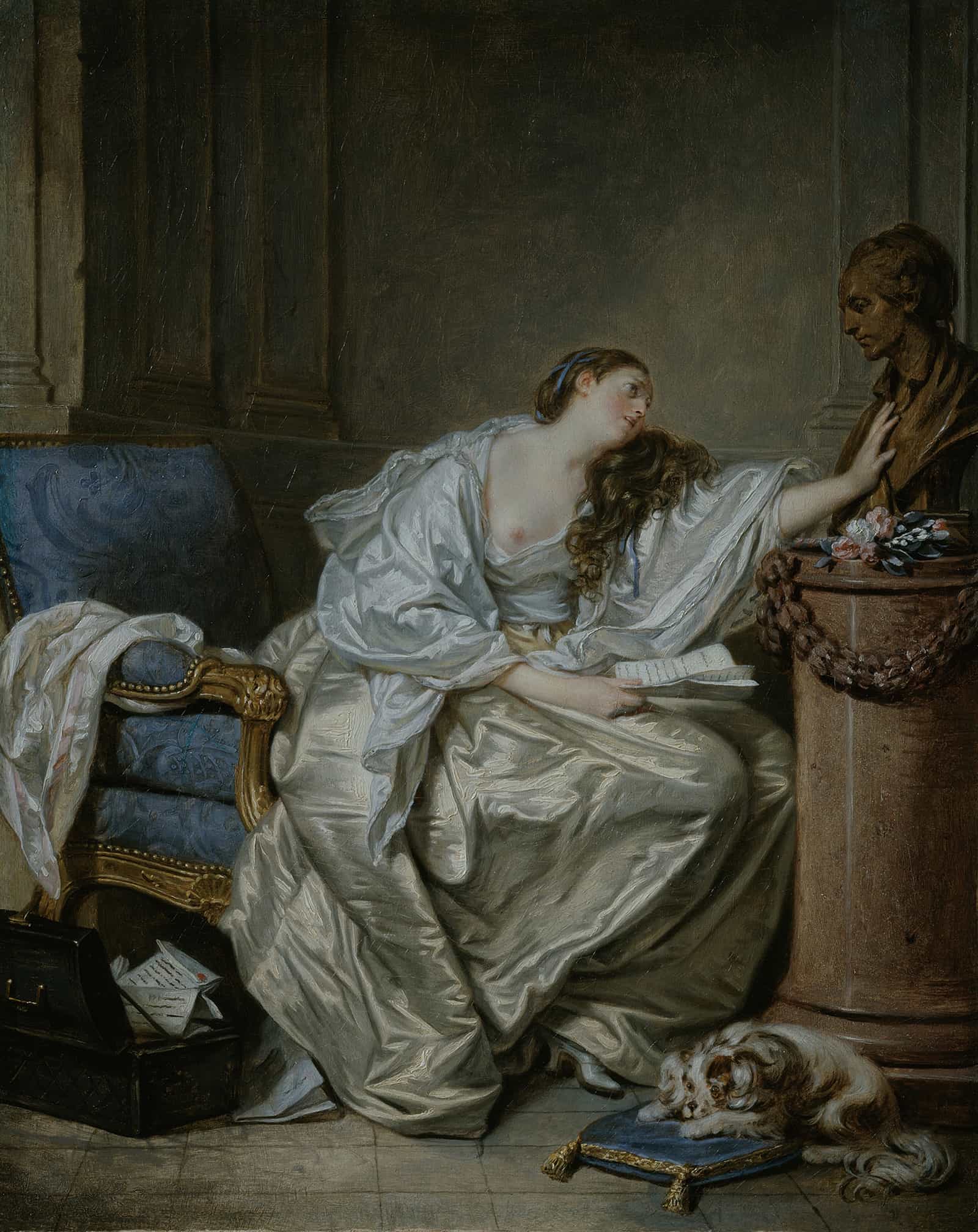 Le Tendre Ressouvenir Tender Memory by Jean Baptiste Greuze - Image 2
