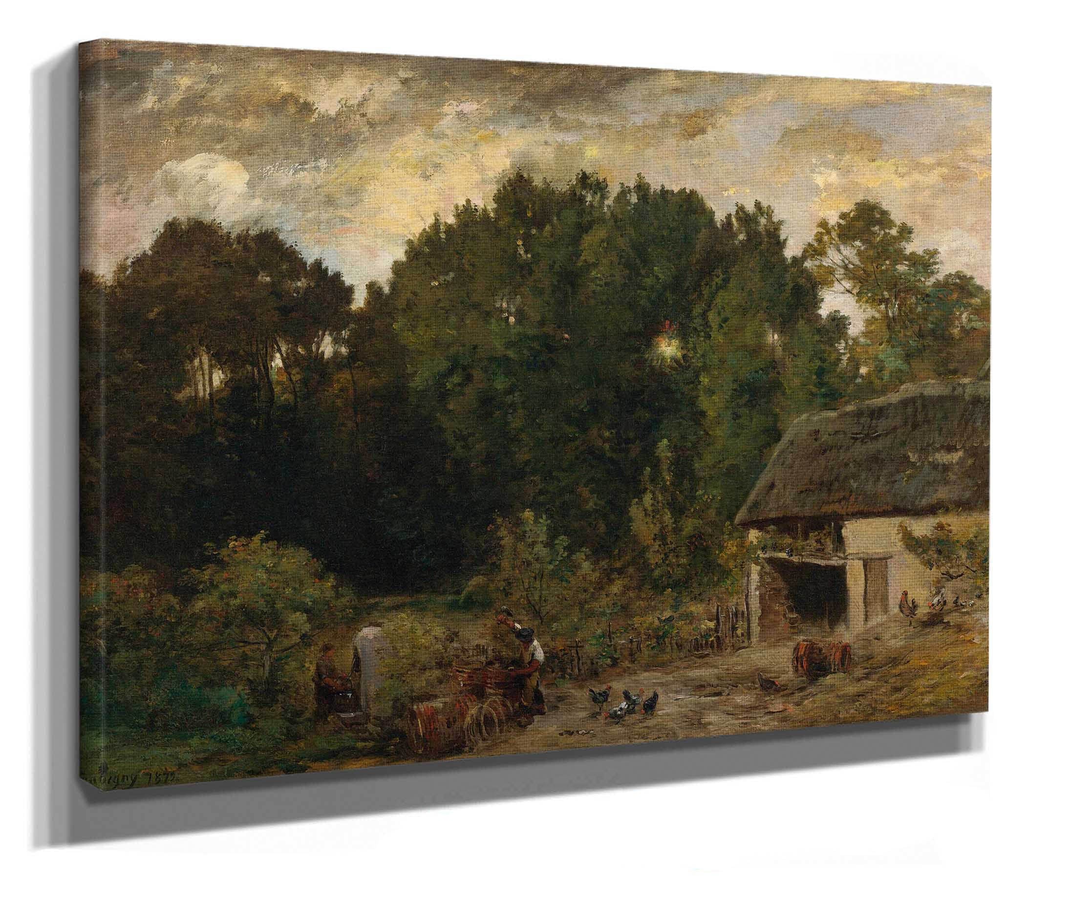 Le Tonnelier by Charles Francois Daubigny - Image 2