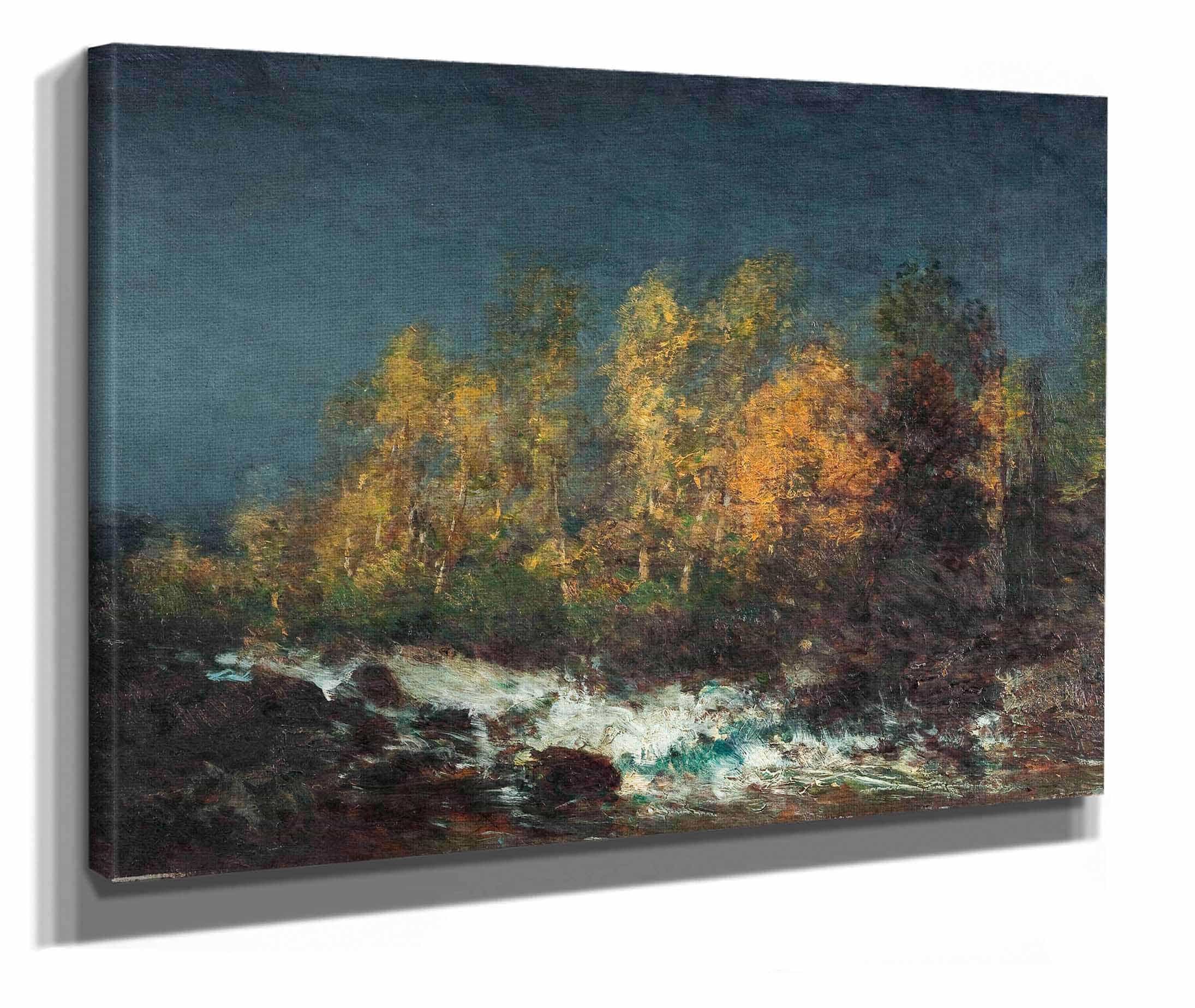 Le Torrent Environs De Clermont Ferrand by Felix Ziem