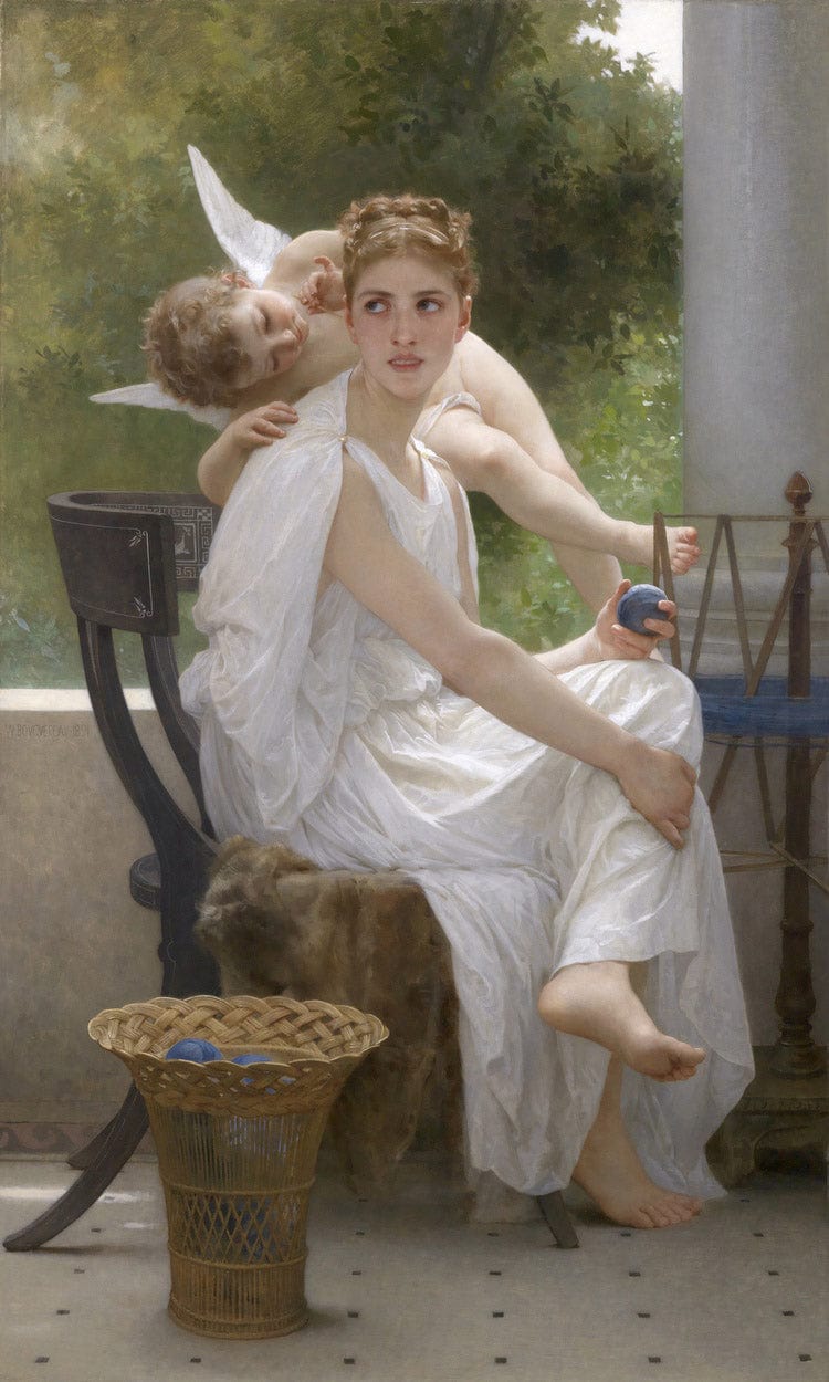 Le Travail Interrompu By William Adolphe Bouguereau - Image 6