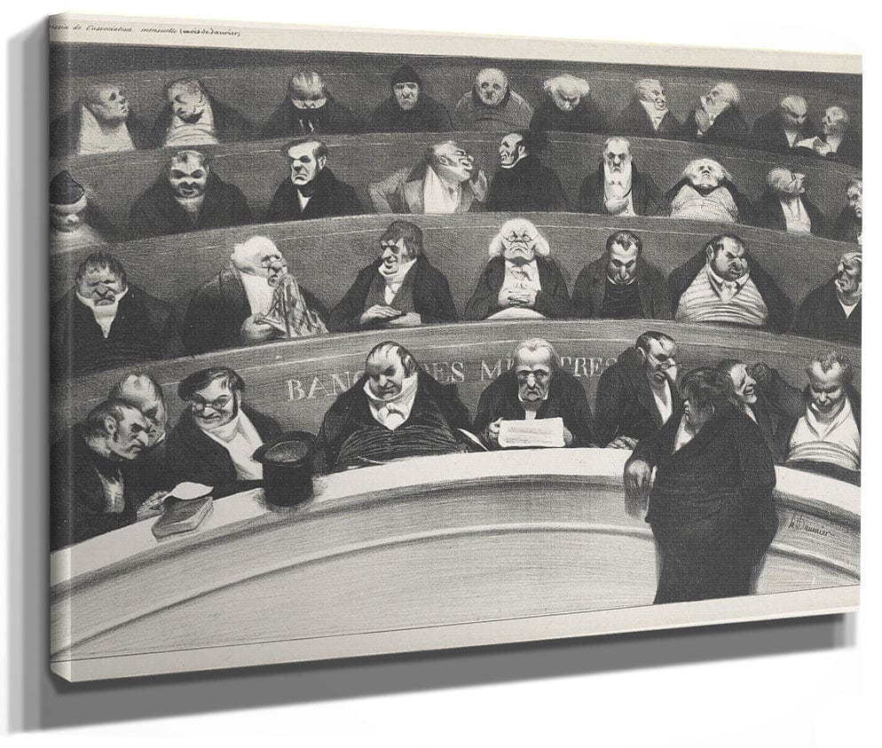Le Ventre Legislatif (The Legislative Belly) By Honore Daumier