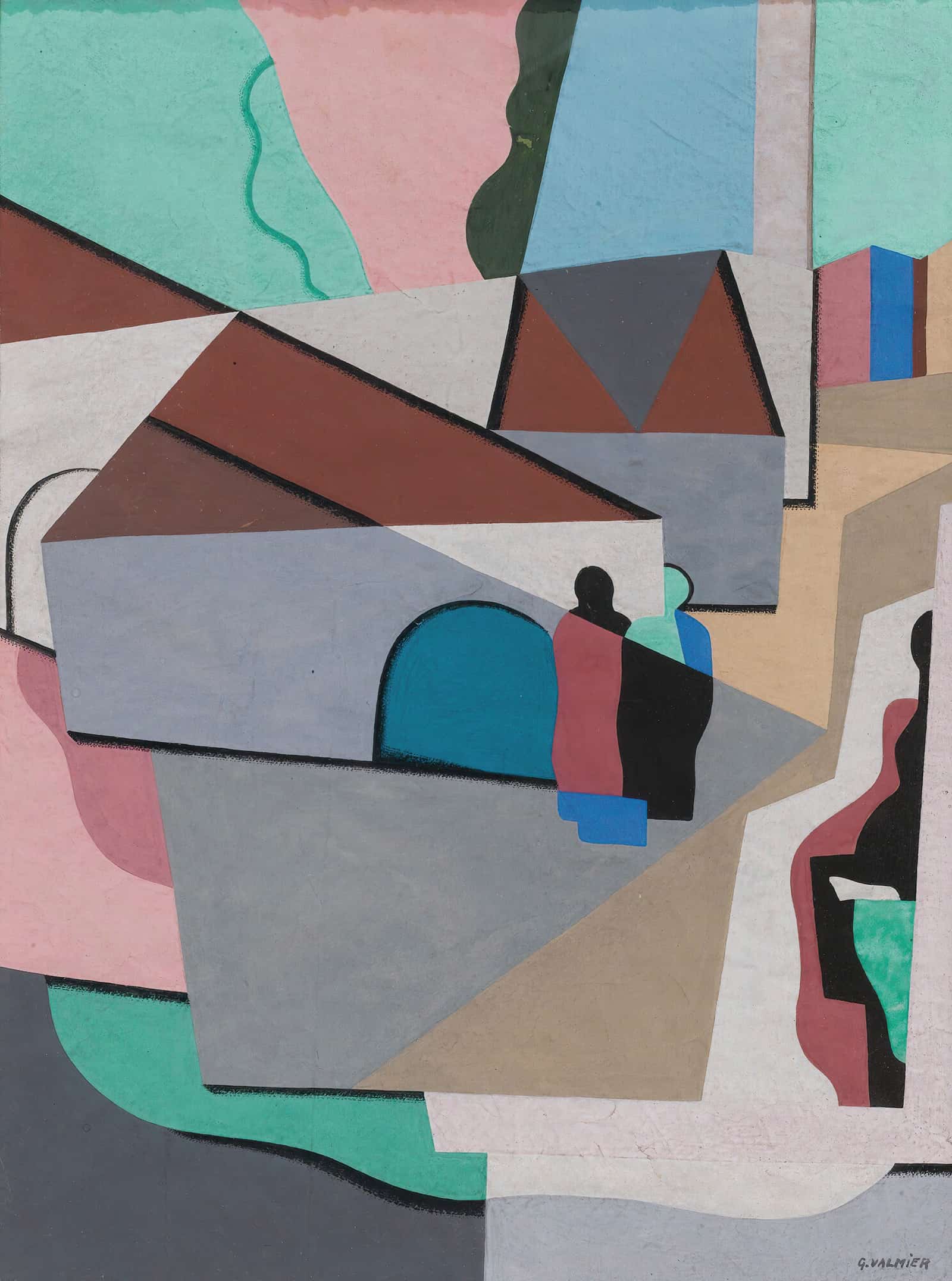 Le Village by Georges Valmier