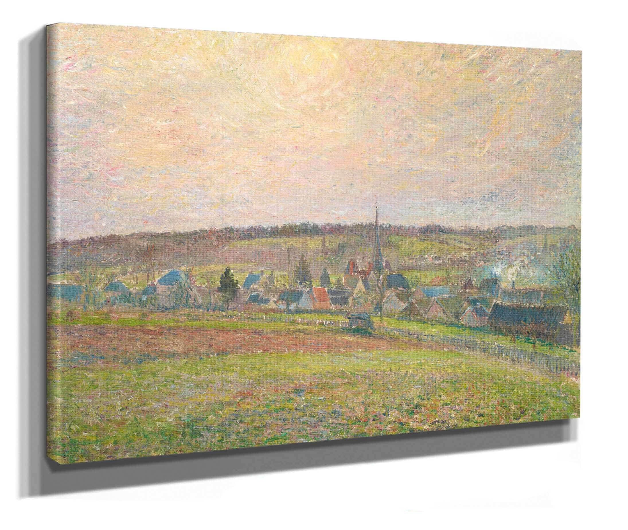 Le Village Deragny The Village Of Eragny by Camille Pissarro - Image 2