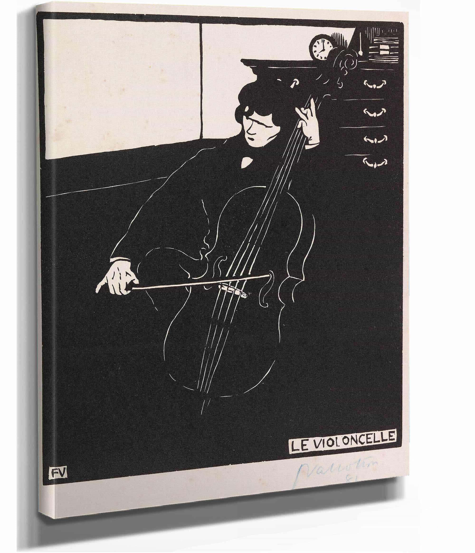 Le Violoncelle Instruments De Musique I by Felix Vallotton - Image 2