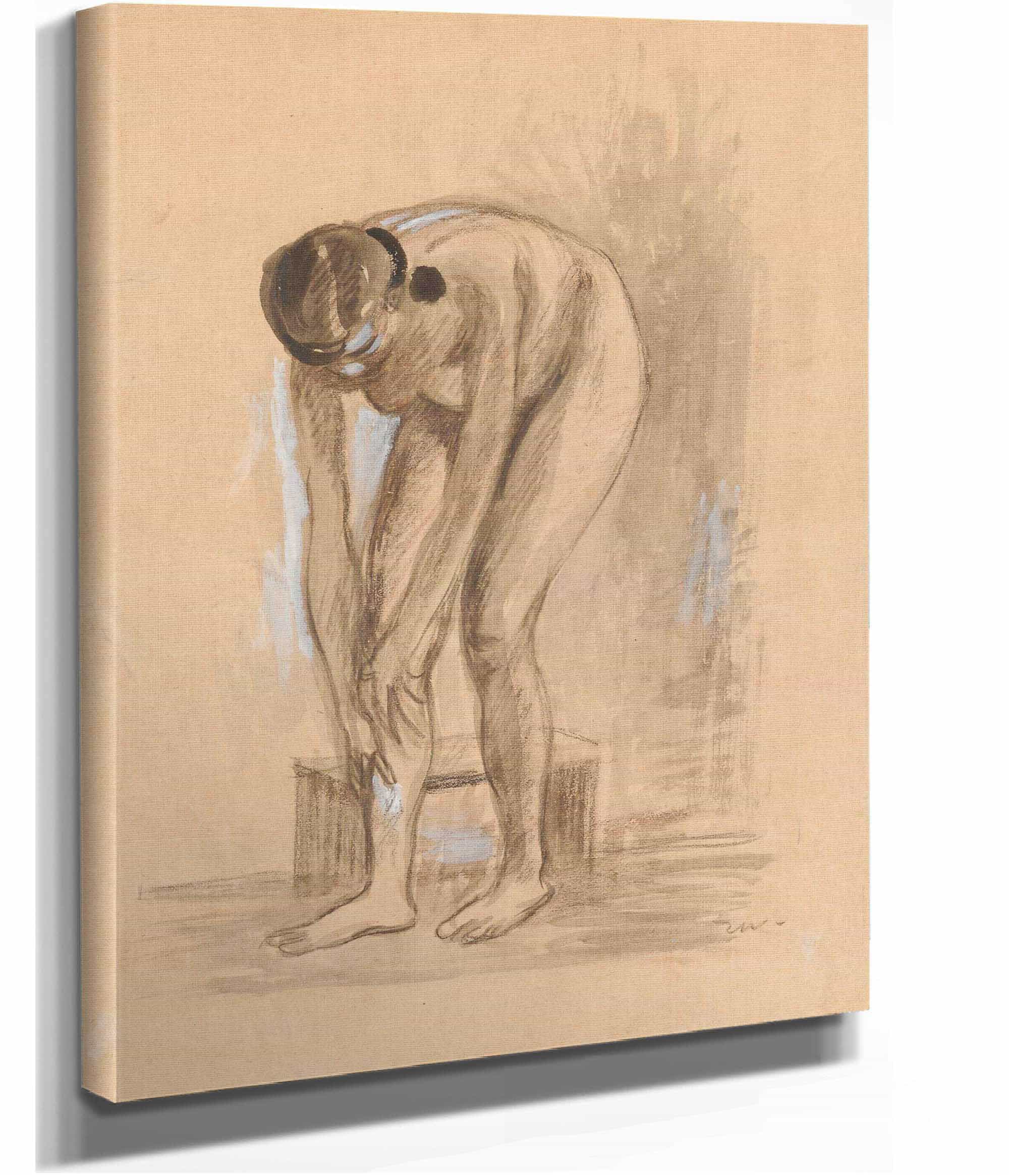 Leaning Nude I by Zygmunt Waliszewski - Image 2