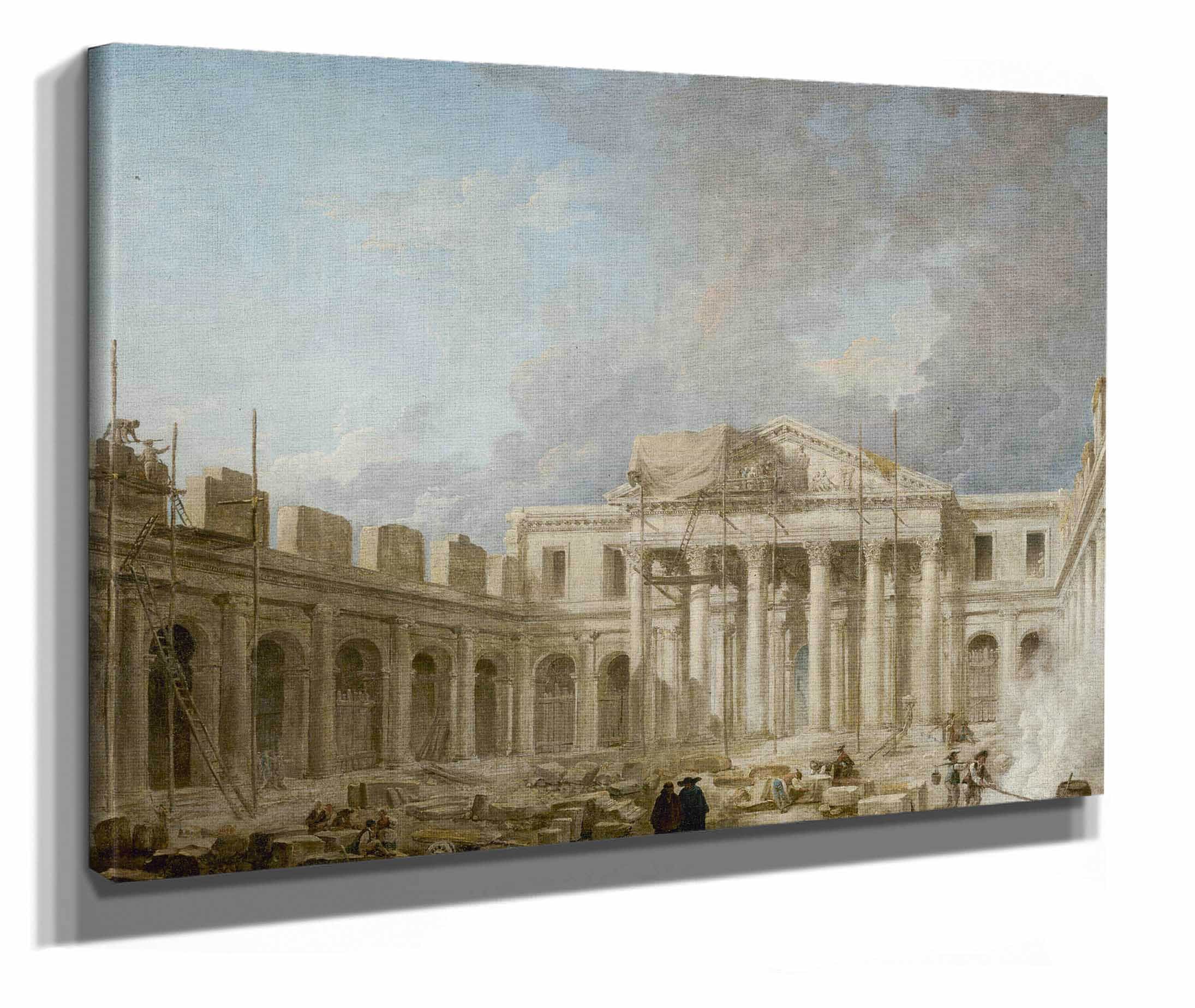 Lecole De Chirurgie En Construction by Hubert Robert - Image 2