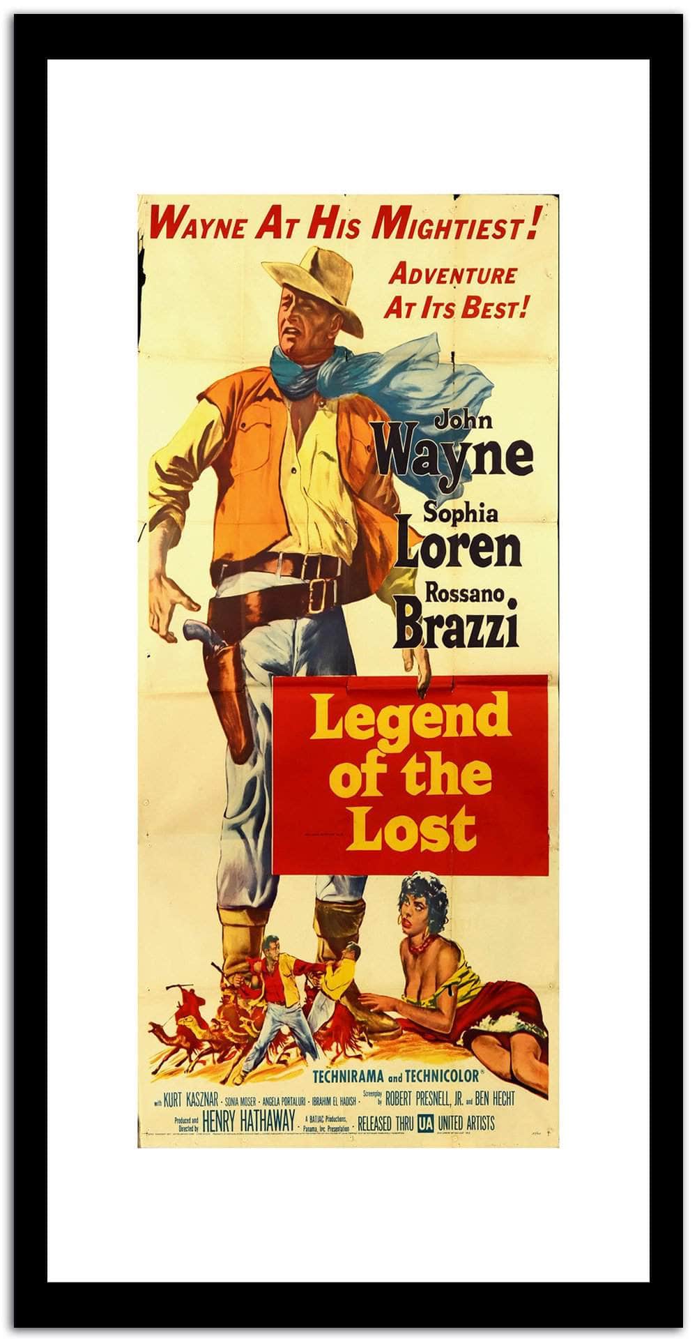 Legend Of The Lost Vintage Movie Poster