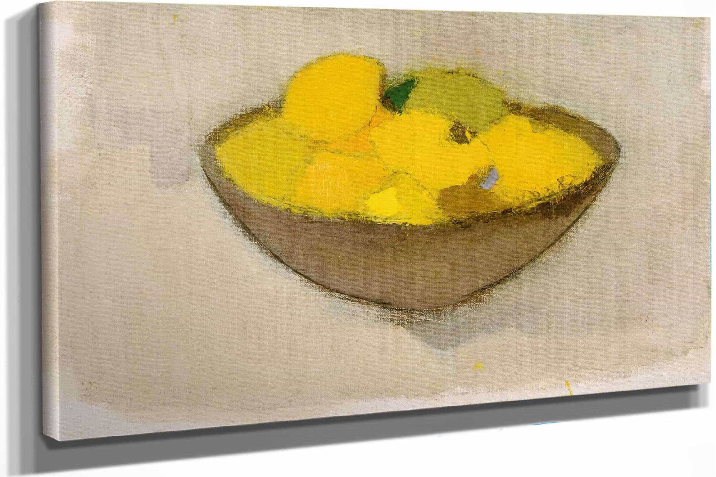 Lemons In A Bowl by Helene Schjerfbeck