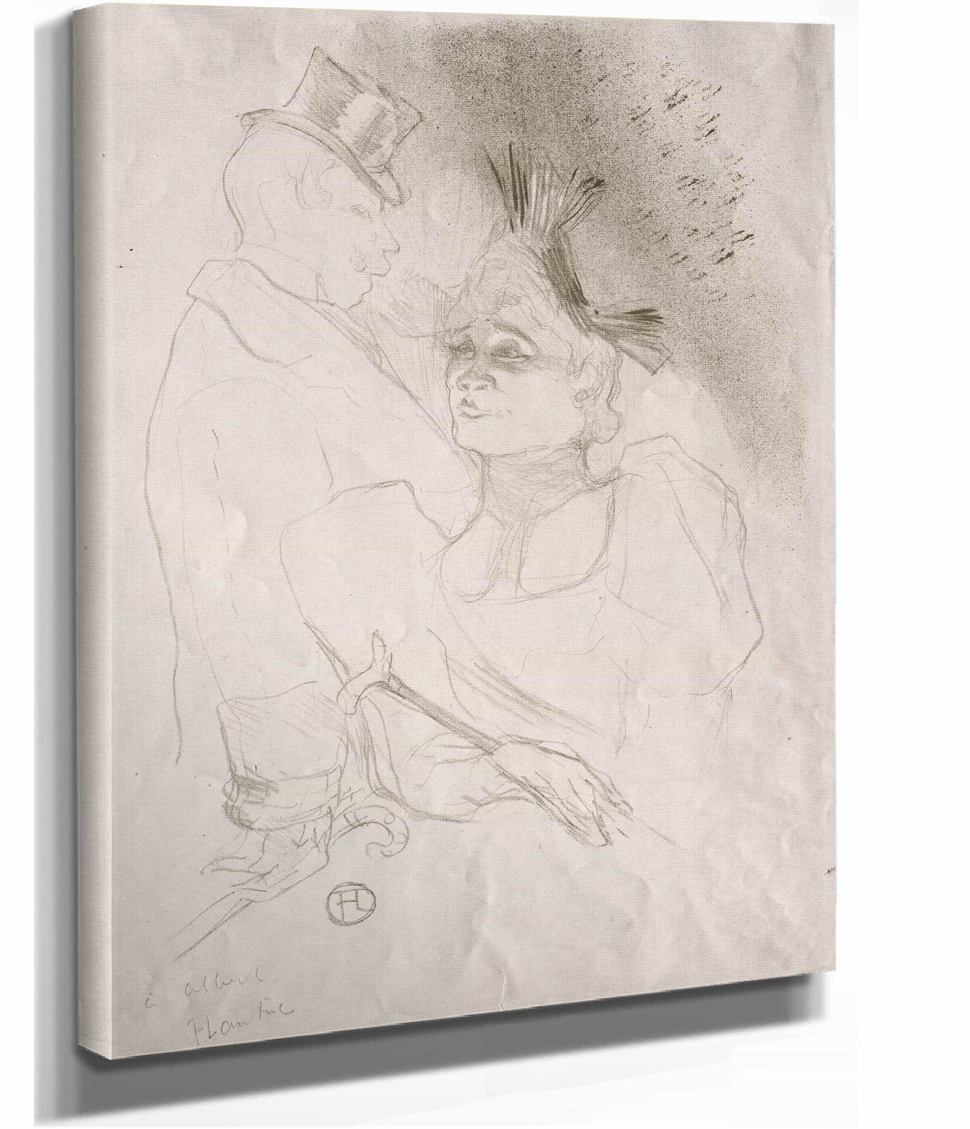Lender And Baron by Henri De Toulouse Lautrec - Image 2
