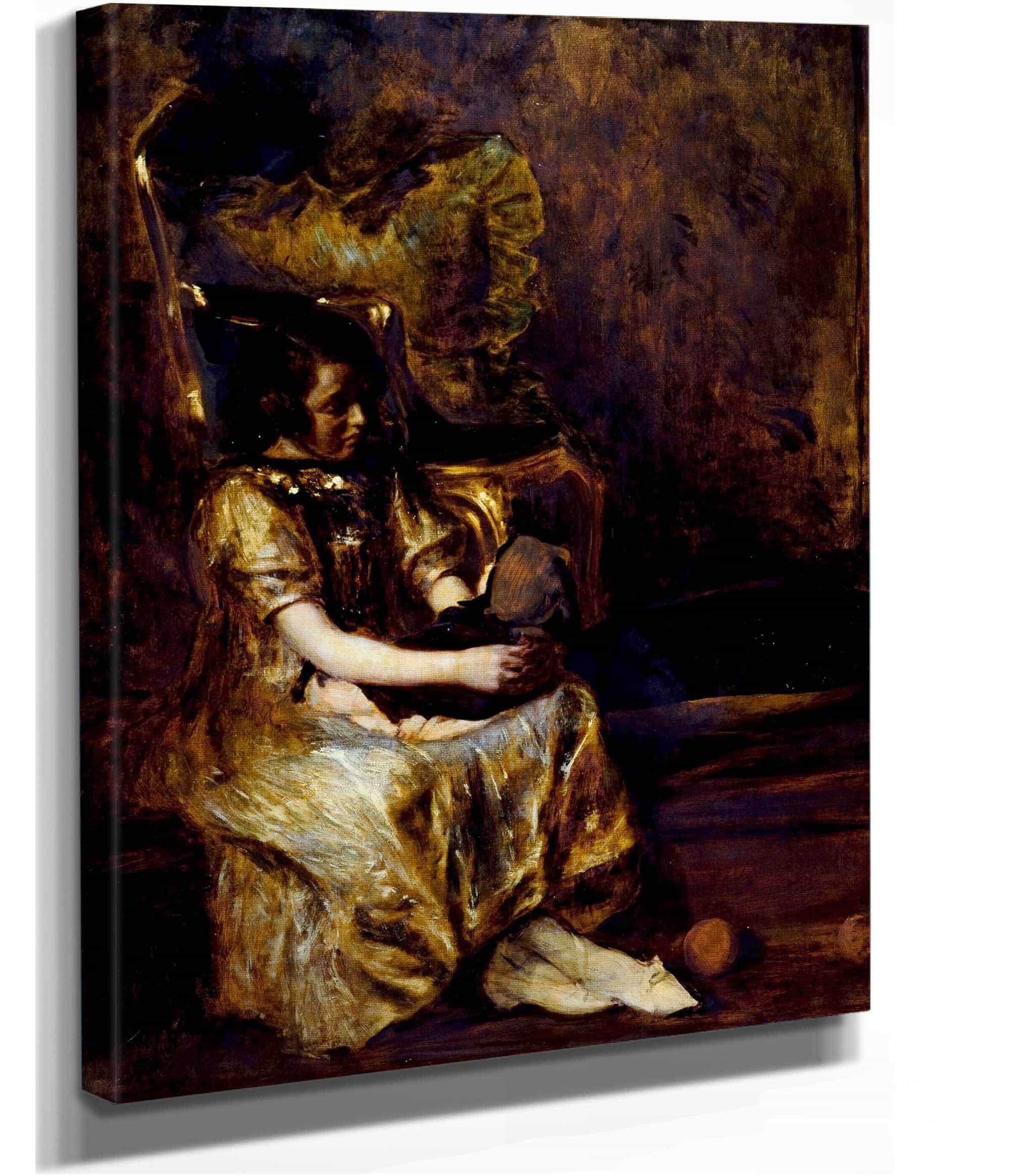 Lenfant A La Poupee by Jacques Emile Blanche - Image 2