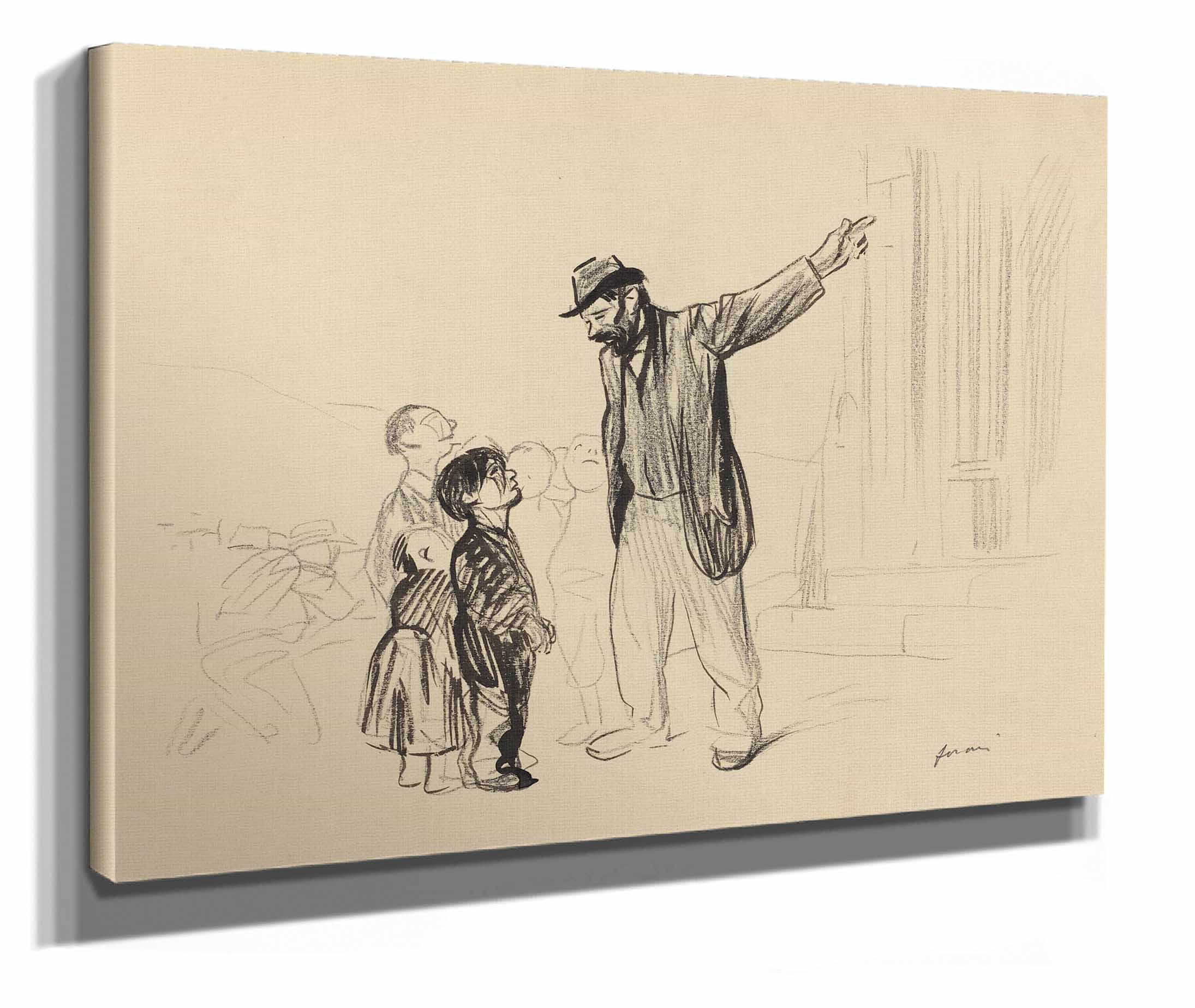 Lenglise De Leurs Peres by Jean Louis Forain - Image 2