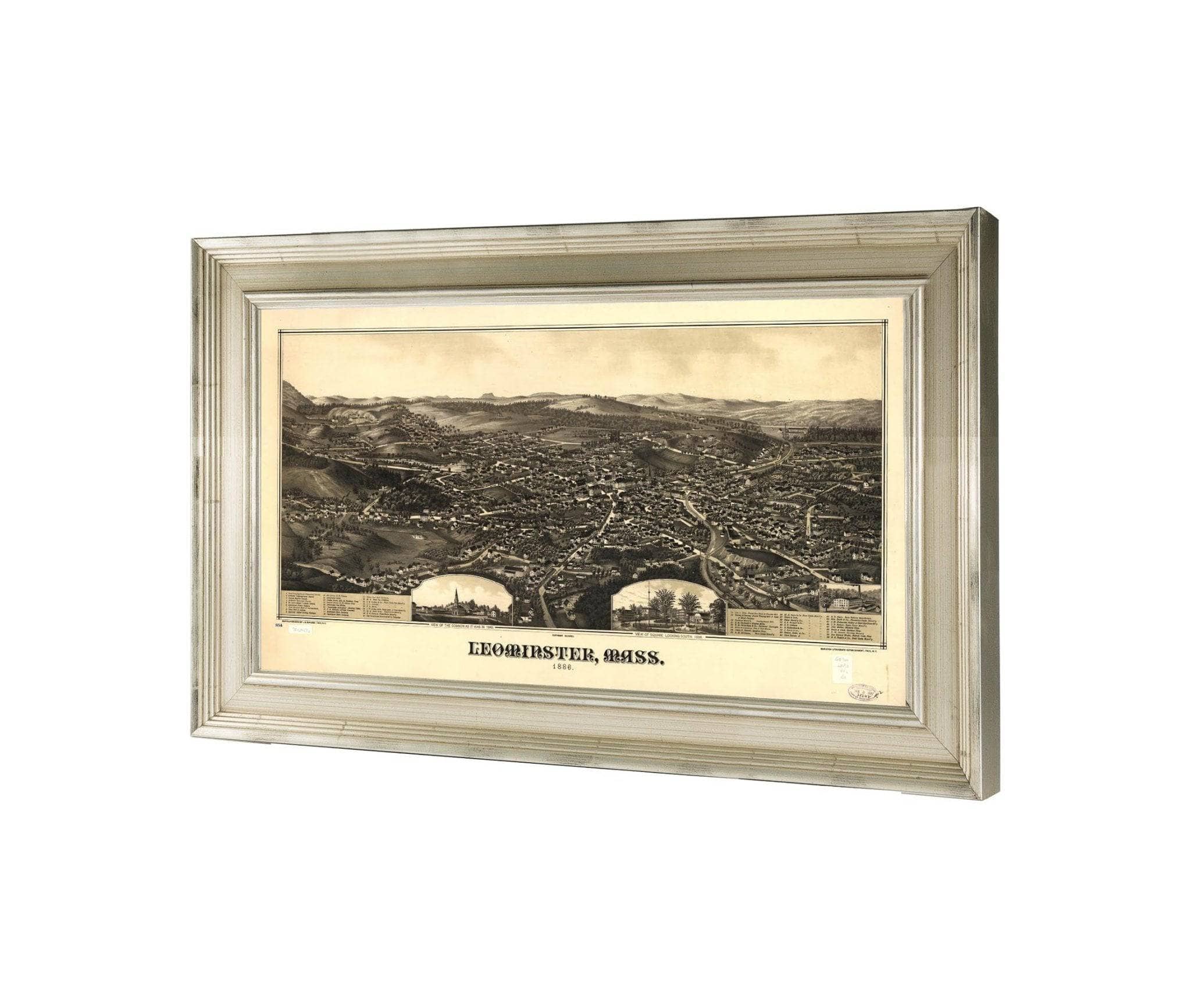 Leominster Mass 1886  State Of Massachusetts - Image 4