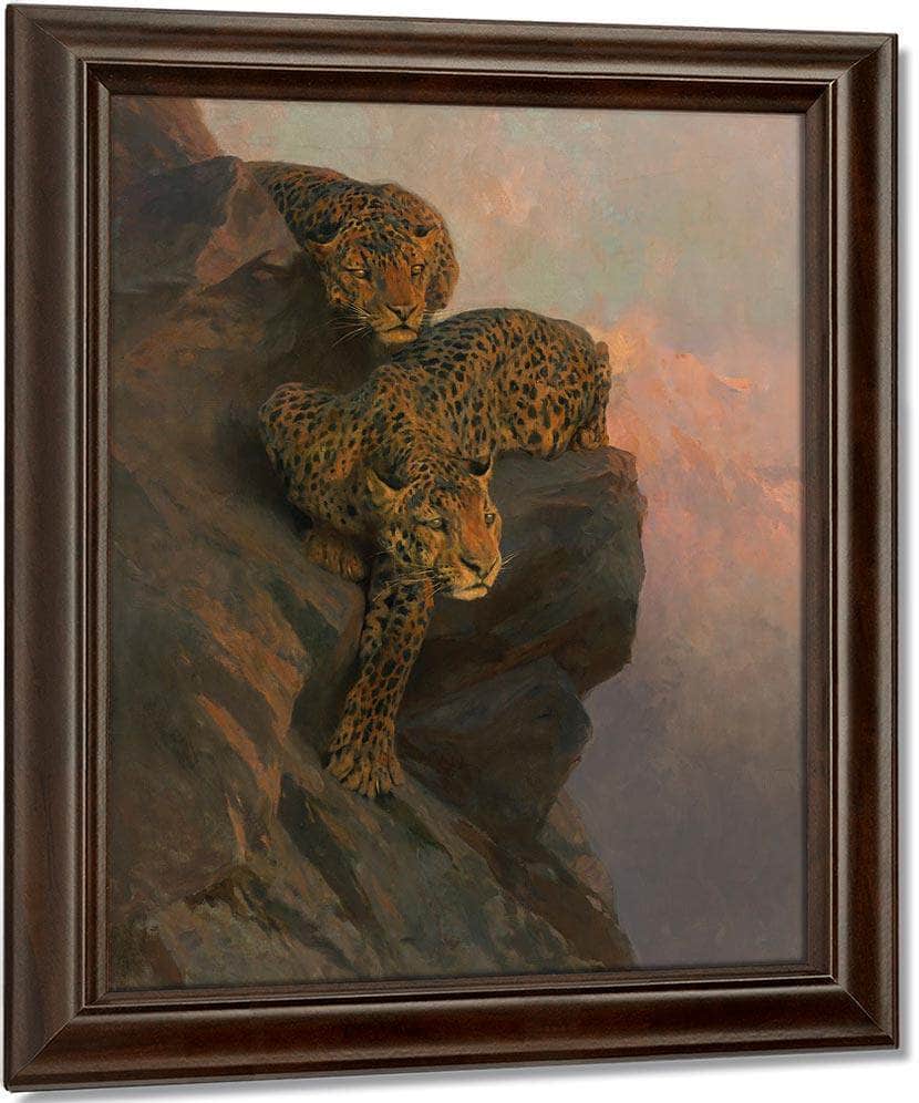 Leopards On The Lookout By Arthur Wardle - Image 5