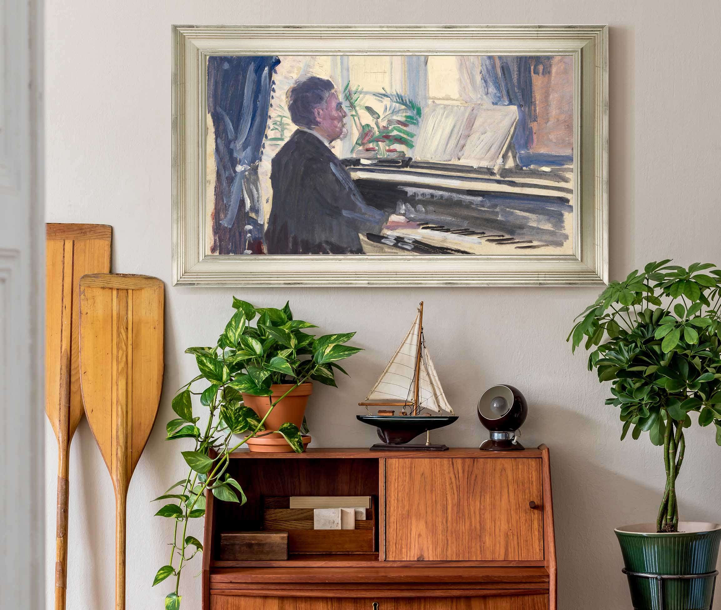 Leopold Czihaczek Am Klavier Skizze by Egon Schiele - Image 6