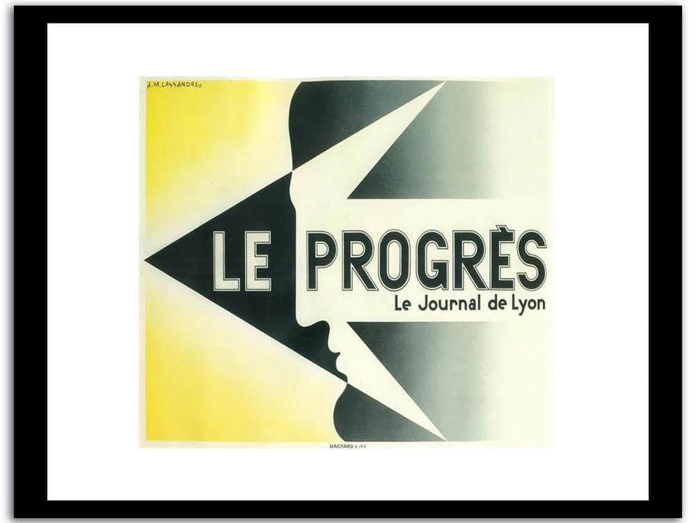 Le Progeres Vintage Poster
