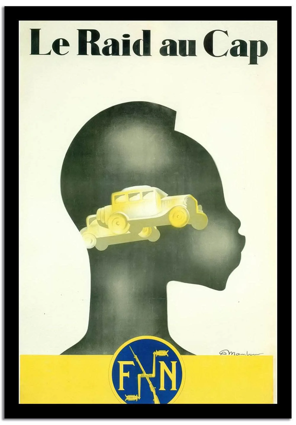 Le Raid Au Cap Vintage Racing Poster - Image 2
