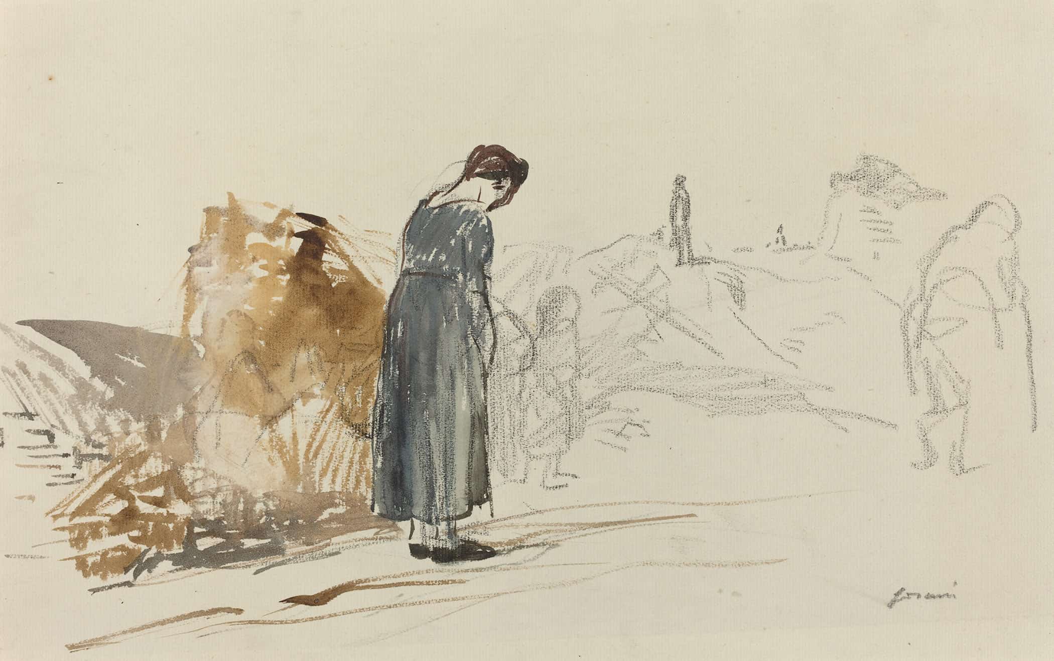 Les Allemandes Sont Partis by Jean Louis Forain - Image 2